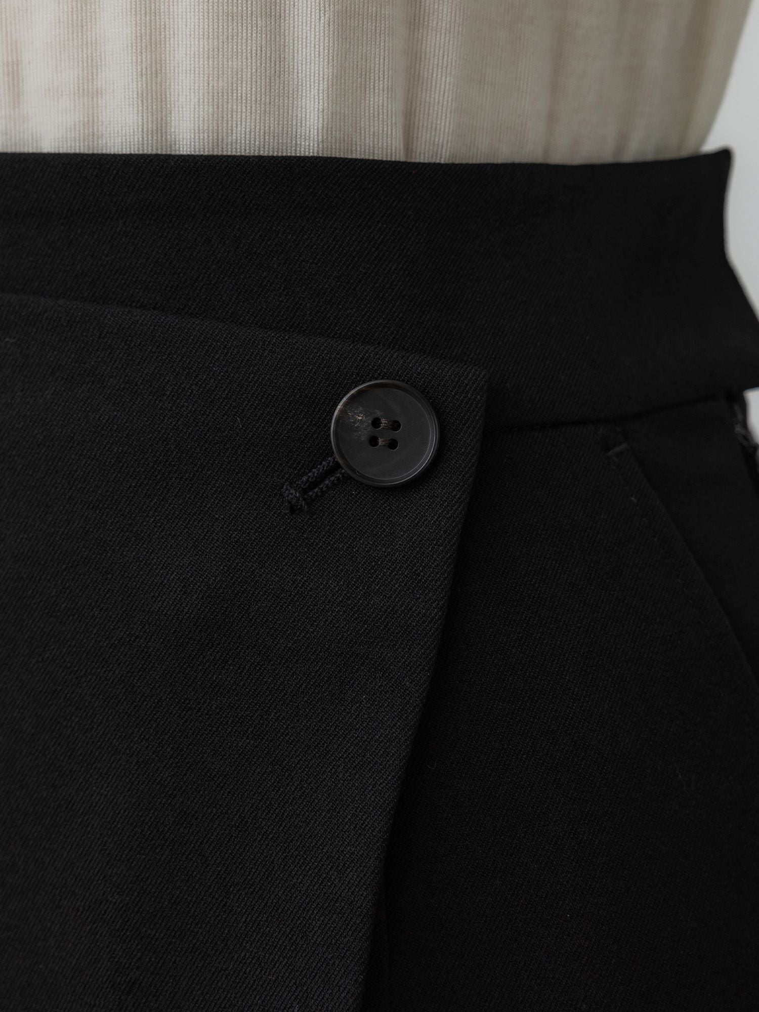 ウールライクラップロングスカート