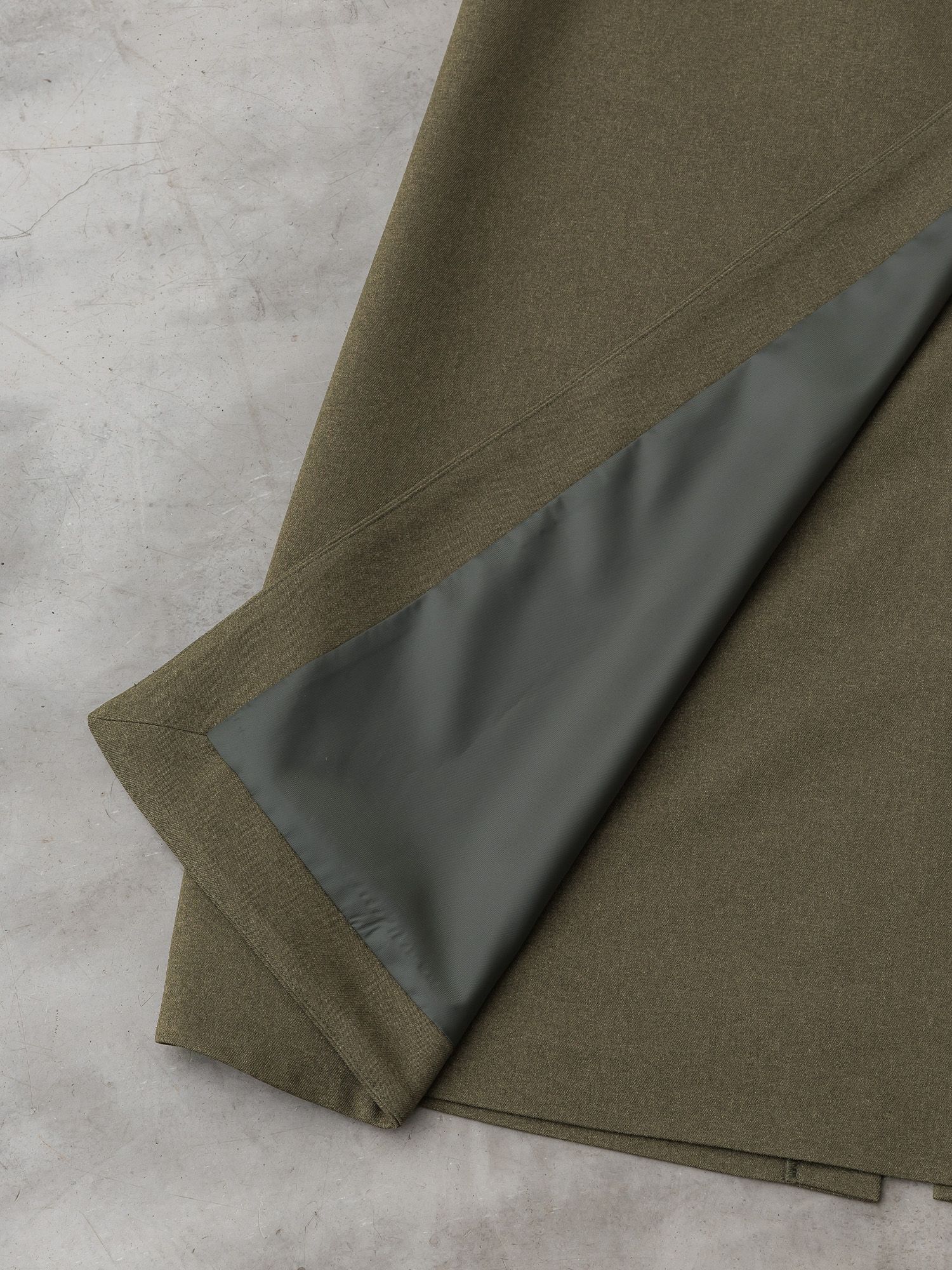 ウールライクラップロングスカート