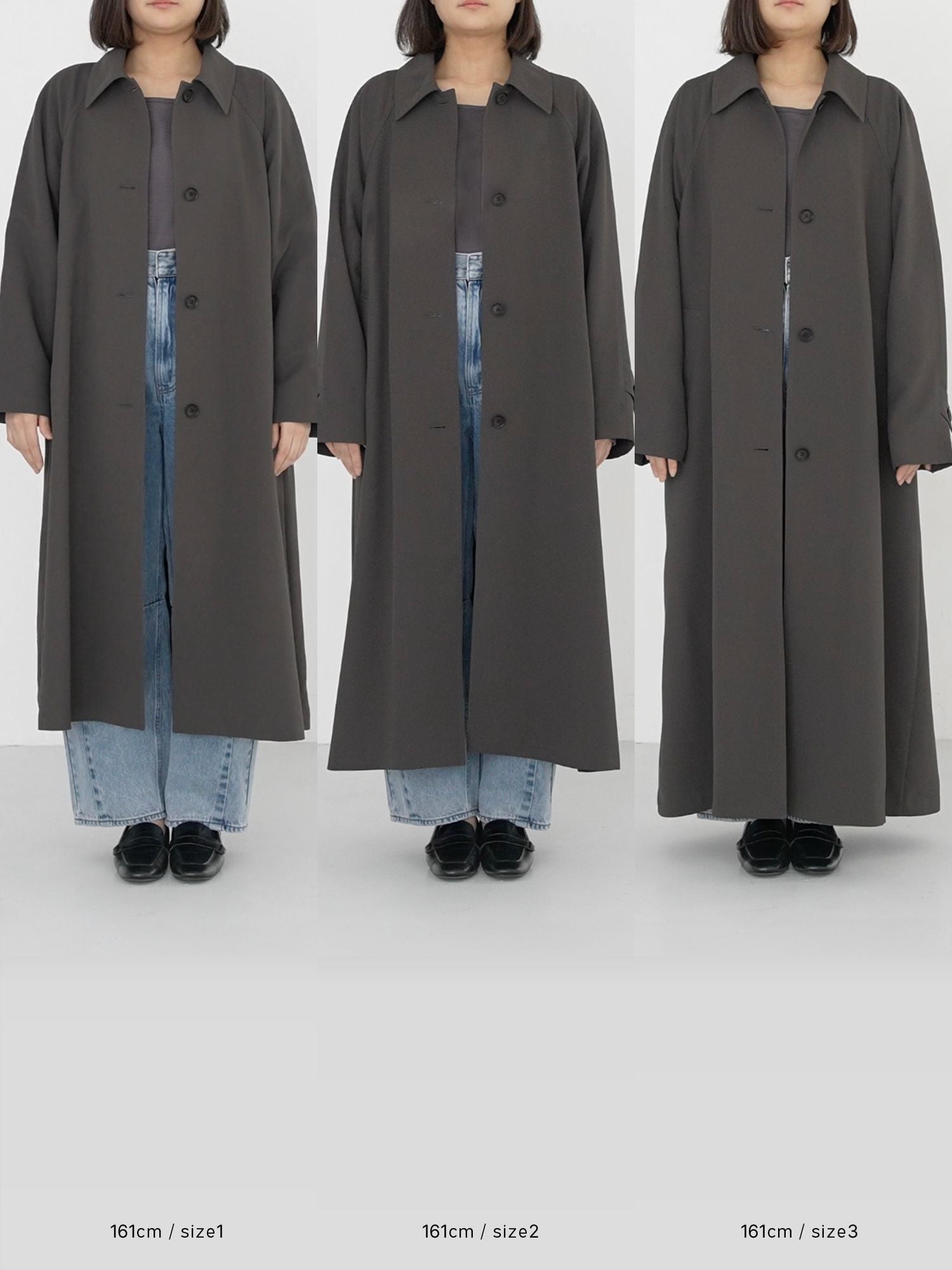 ドレープステンカラーコート