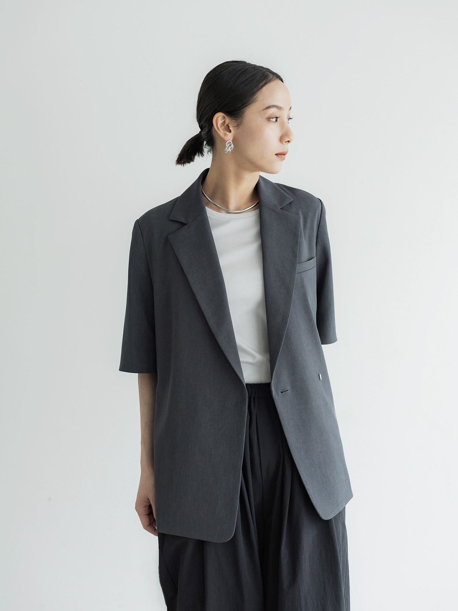 crewre online store / ハーフスリーブボクシージャケット