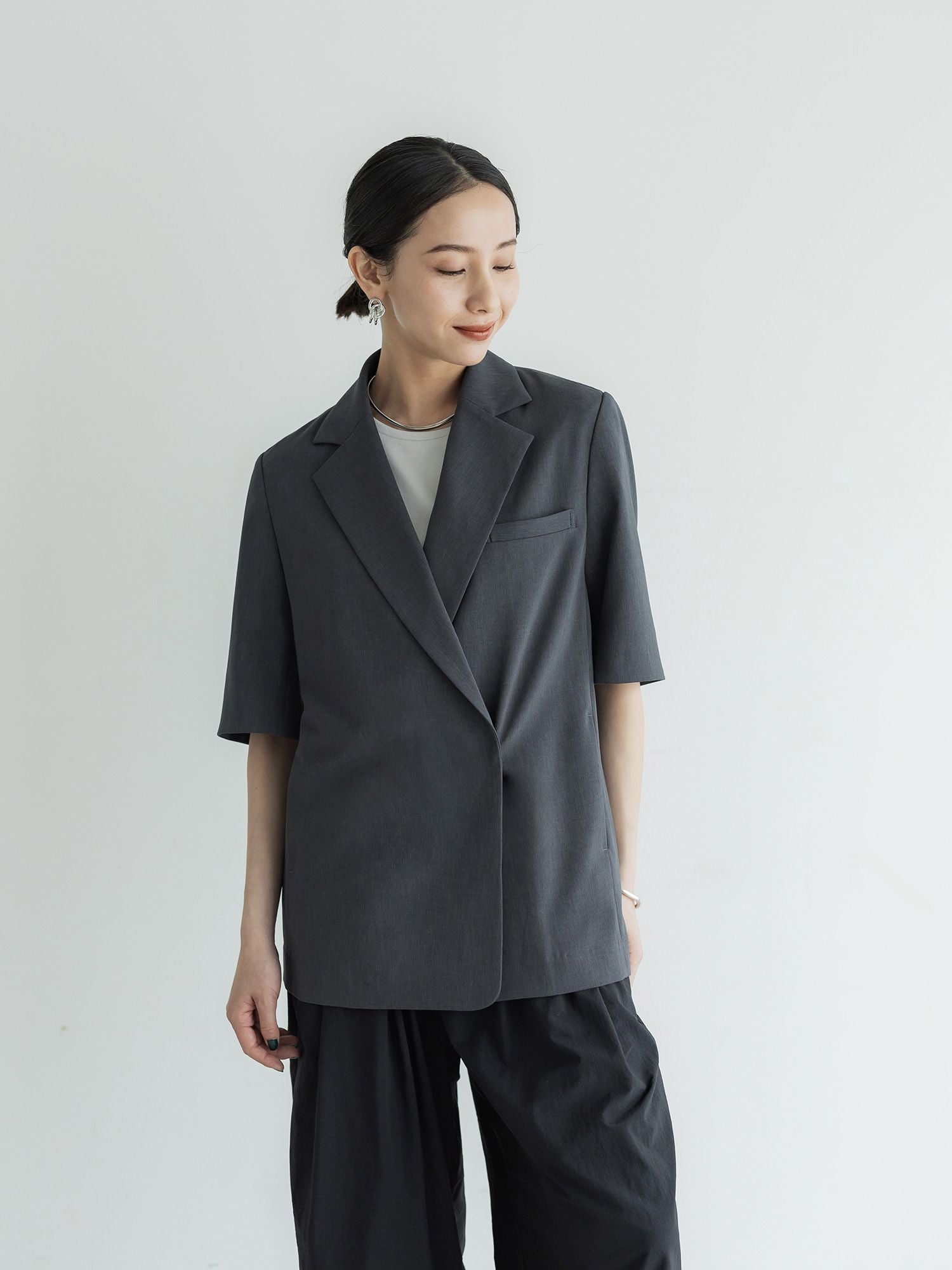 crewre online store / ハーフスリーブボクシージャケット