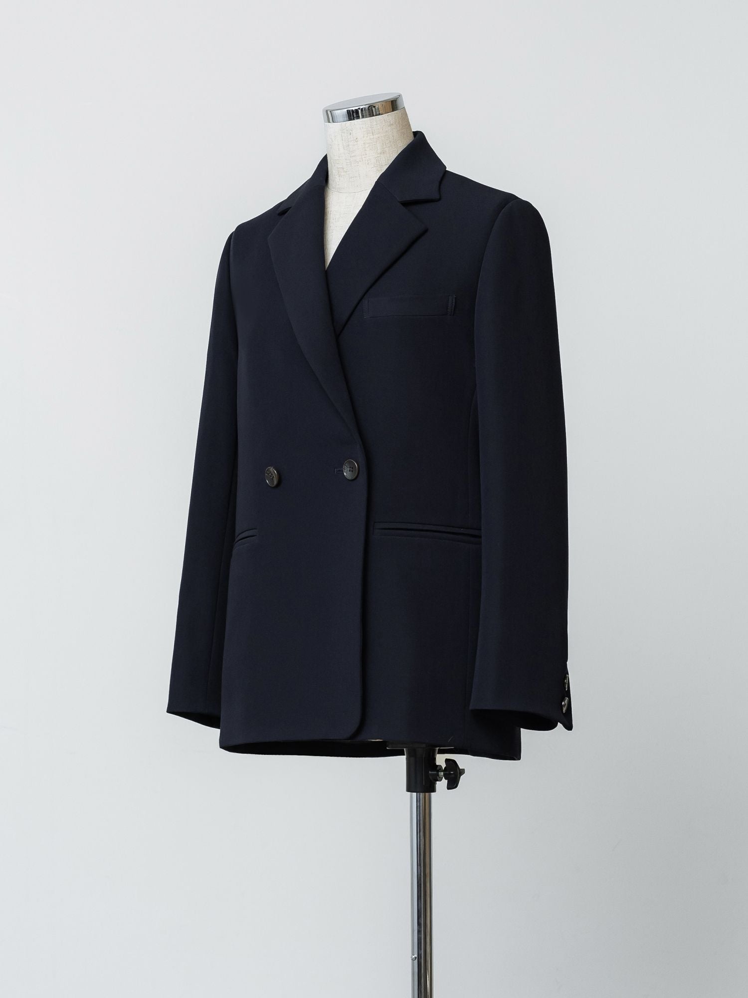 ダブルブレストツイルジャケット