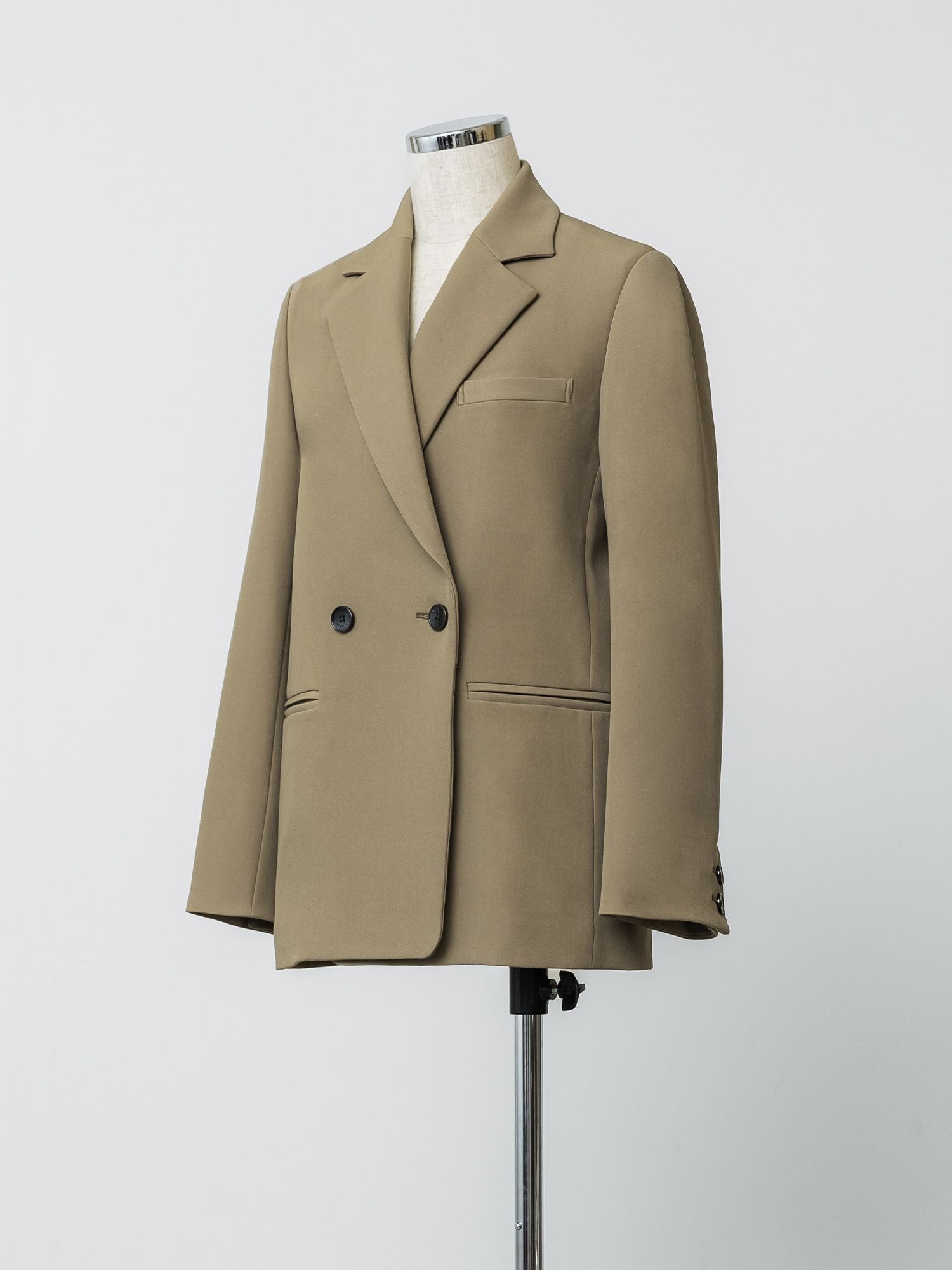 ダブルブレストツイルジャケット