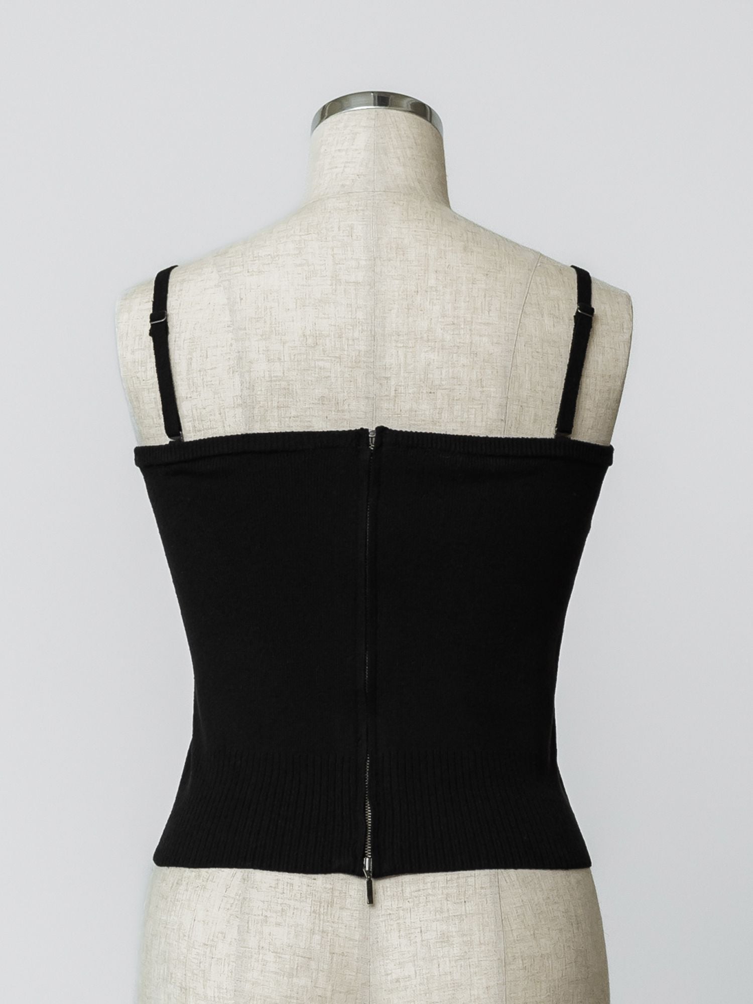 マルチウェイジップニットビスチェ