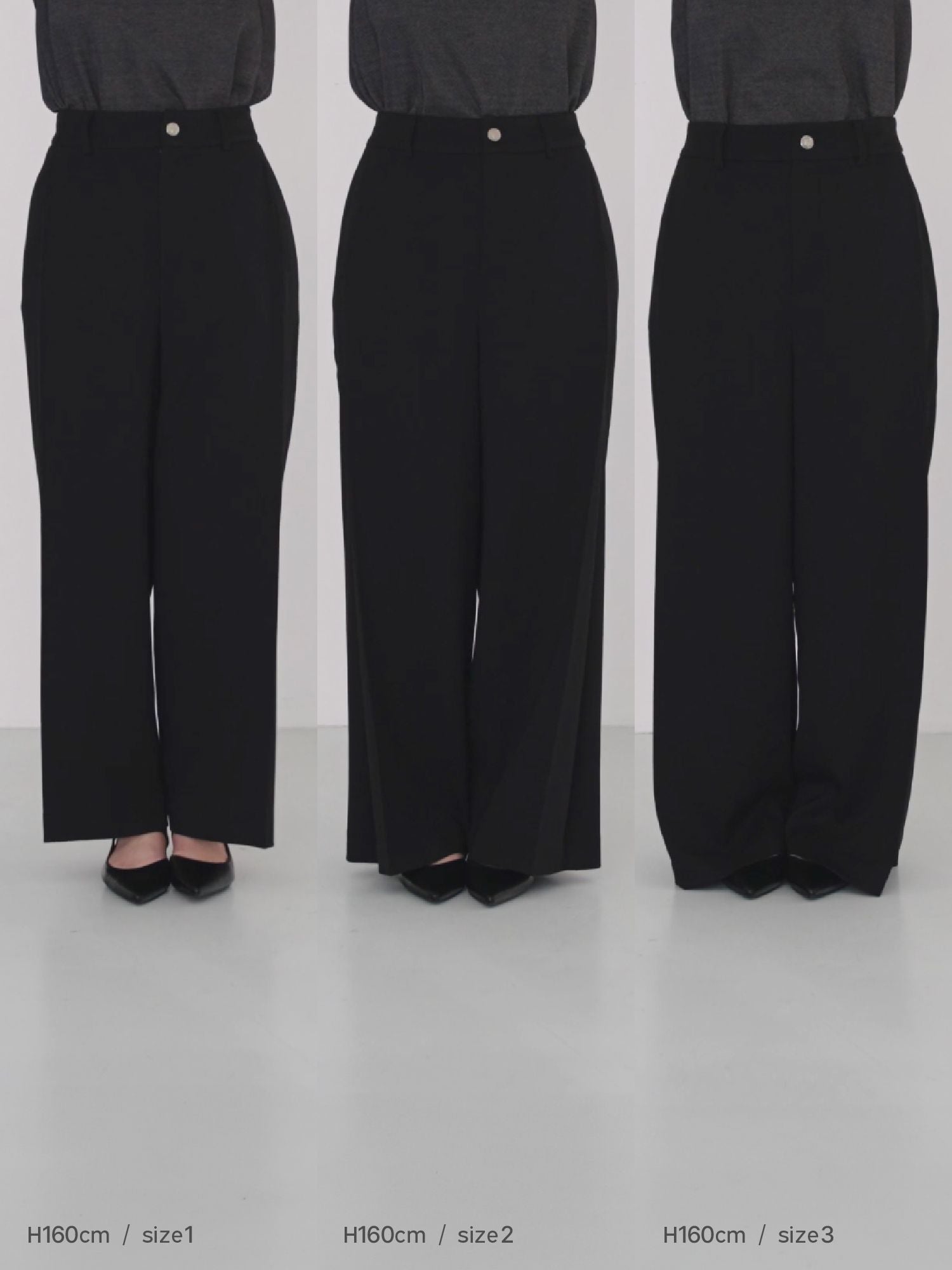 サイドタックスラブワイドパンツ