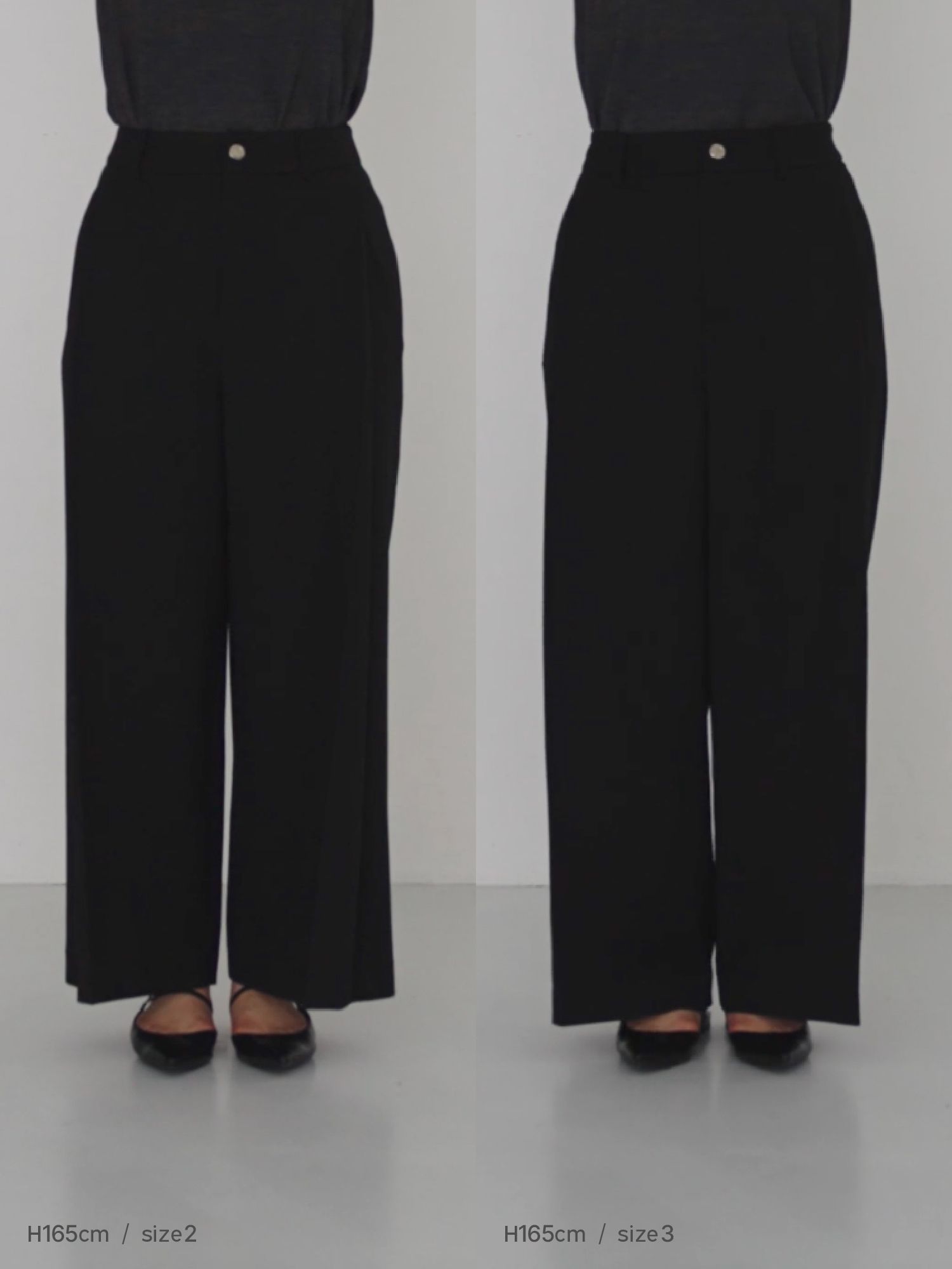 サイドタックスラブワイドパンツ