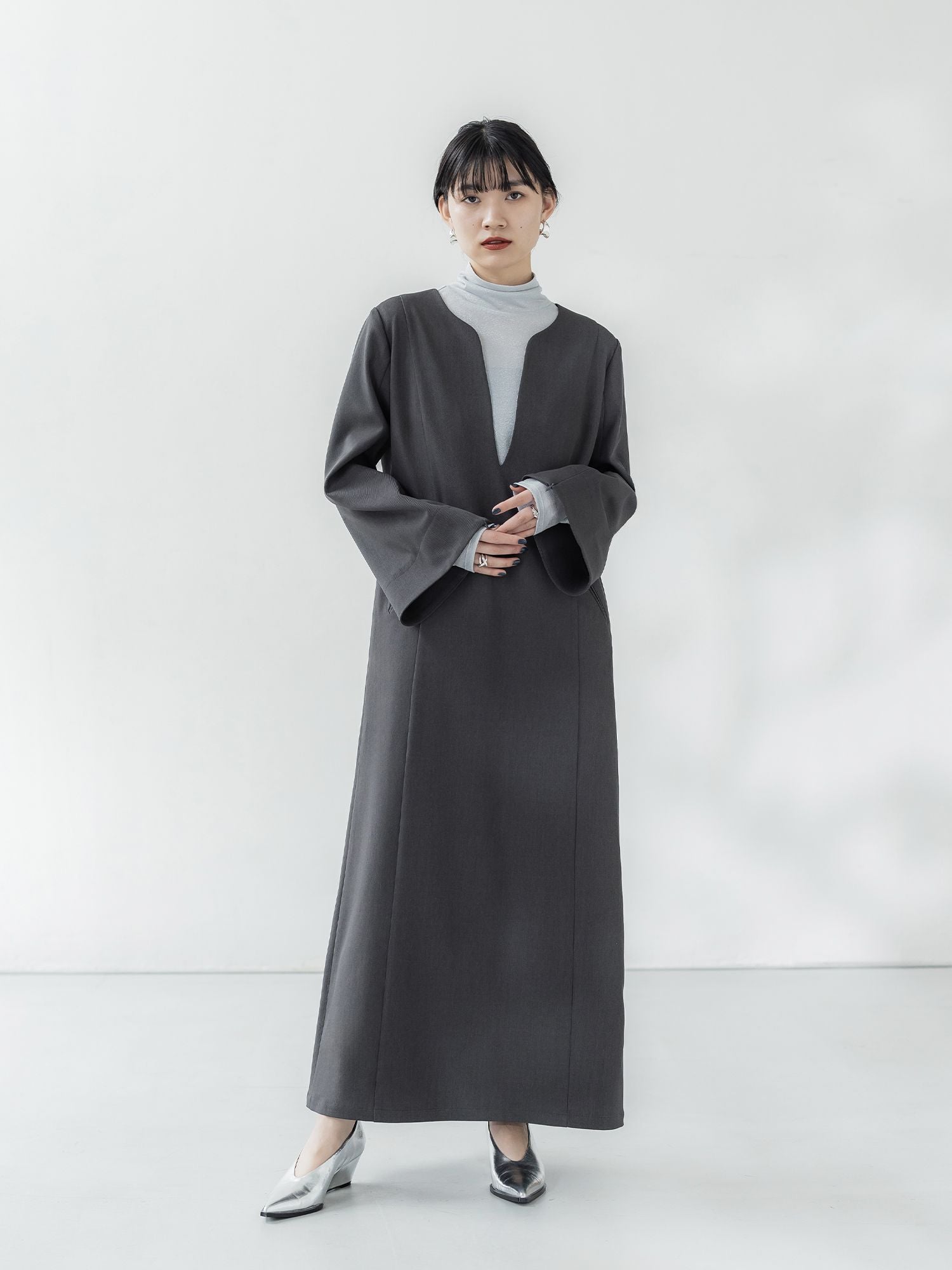 crewre online store / ディープネックセットワンピース