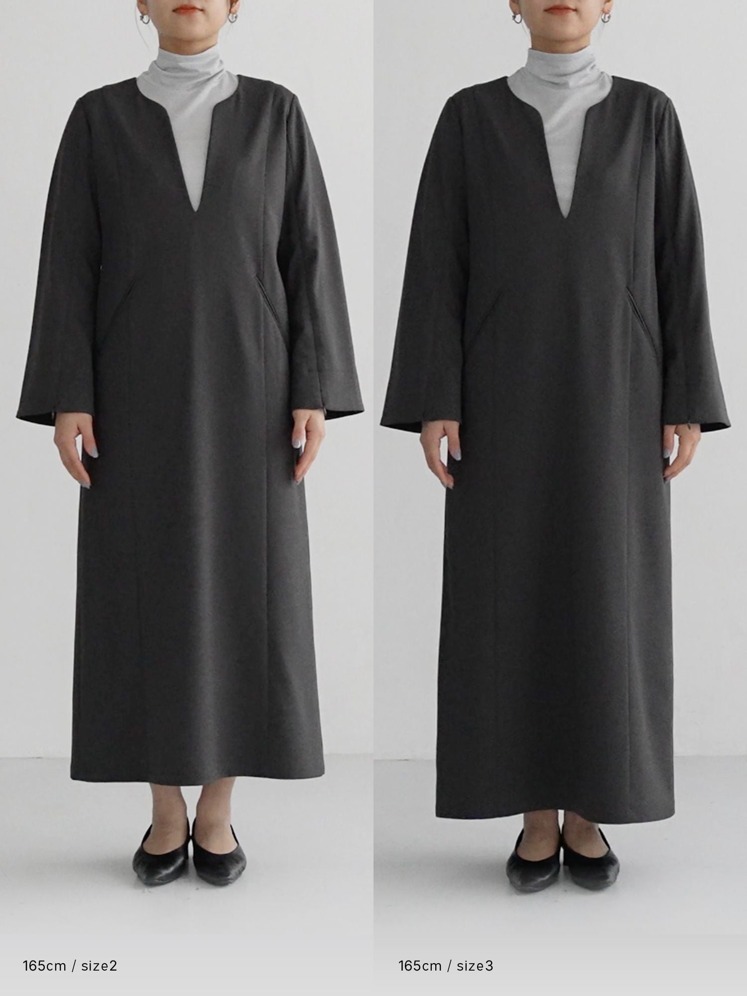 ディープネックセットワンピース