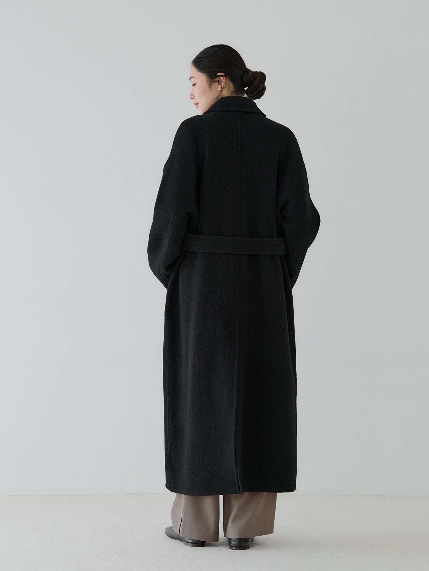 リバーロングステンカラーコート