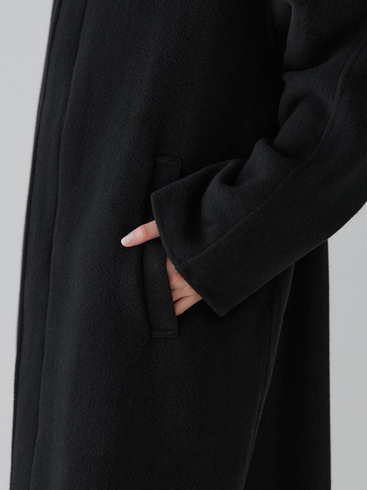 リバーロングステンカラーコート