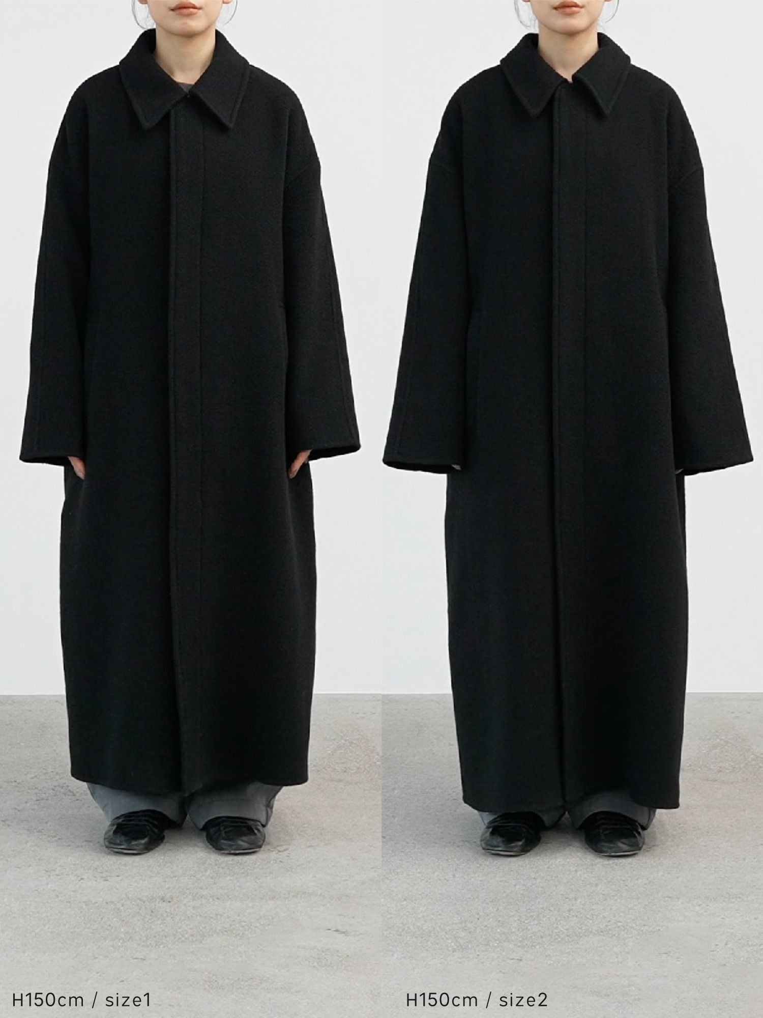 リバーロングステンカラーコート