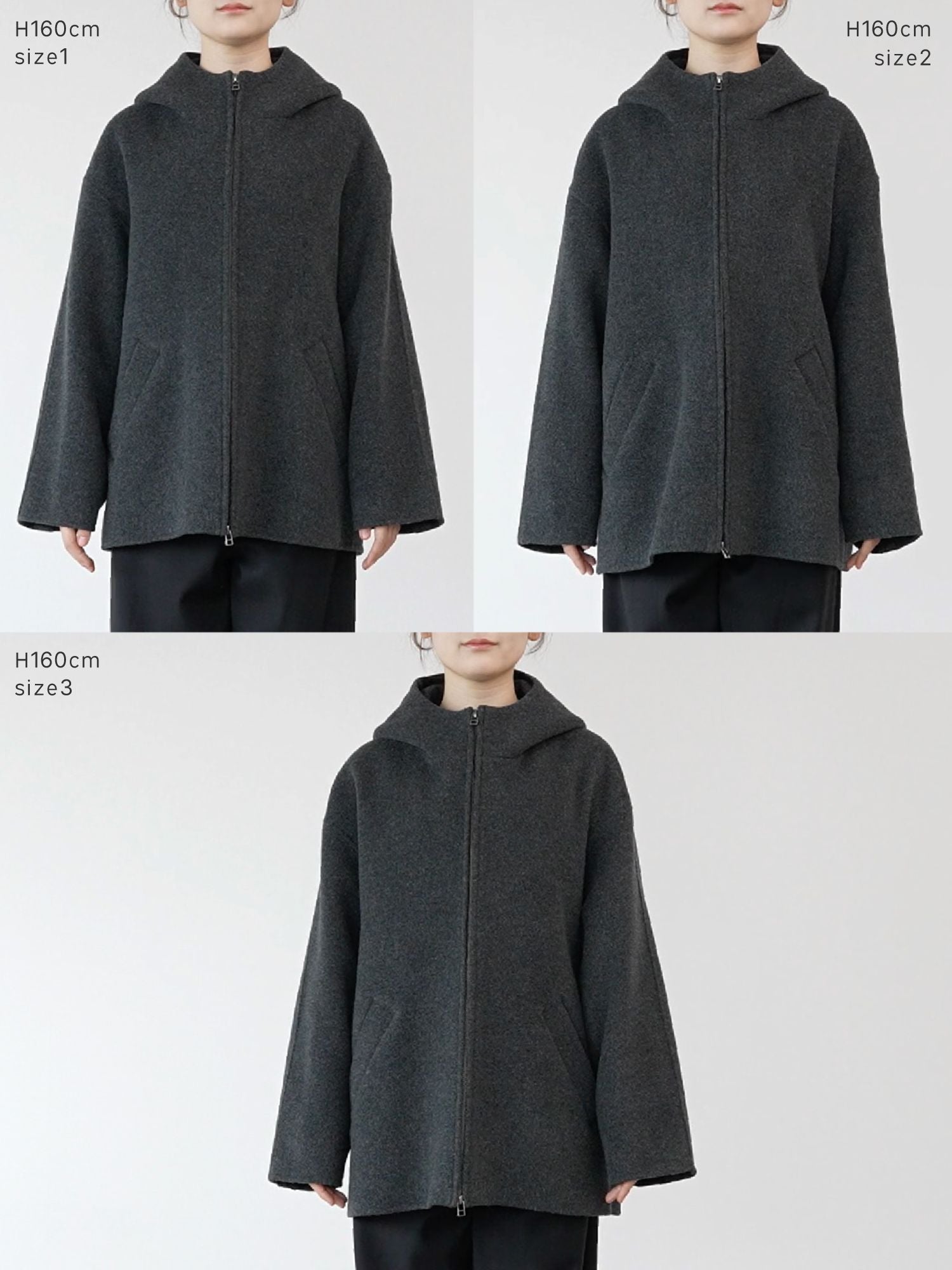 リバーフーデッドミドルコート