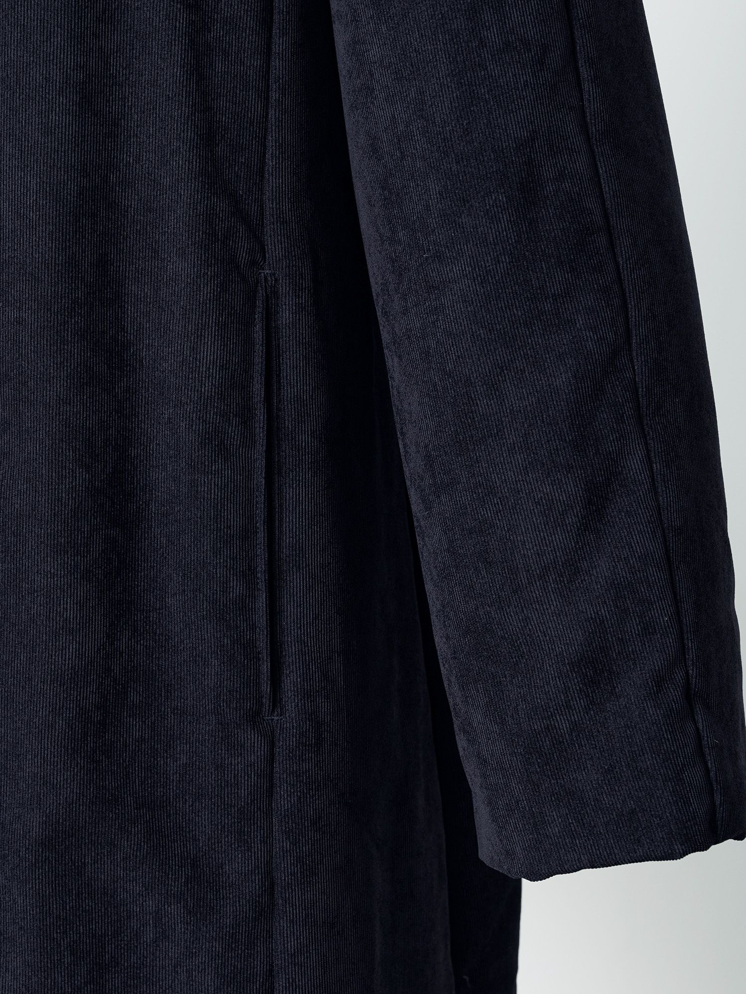 コーデュロイシートダウンコート