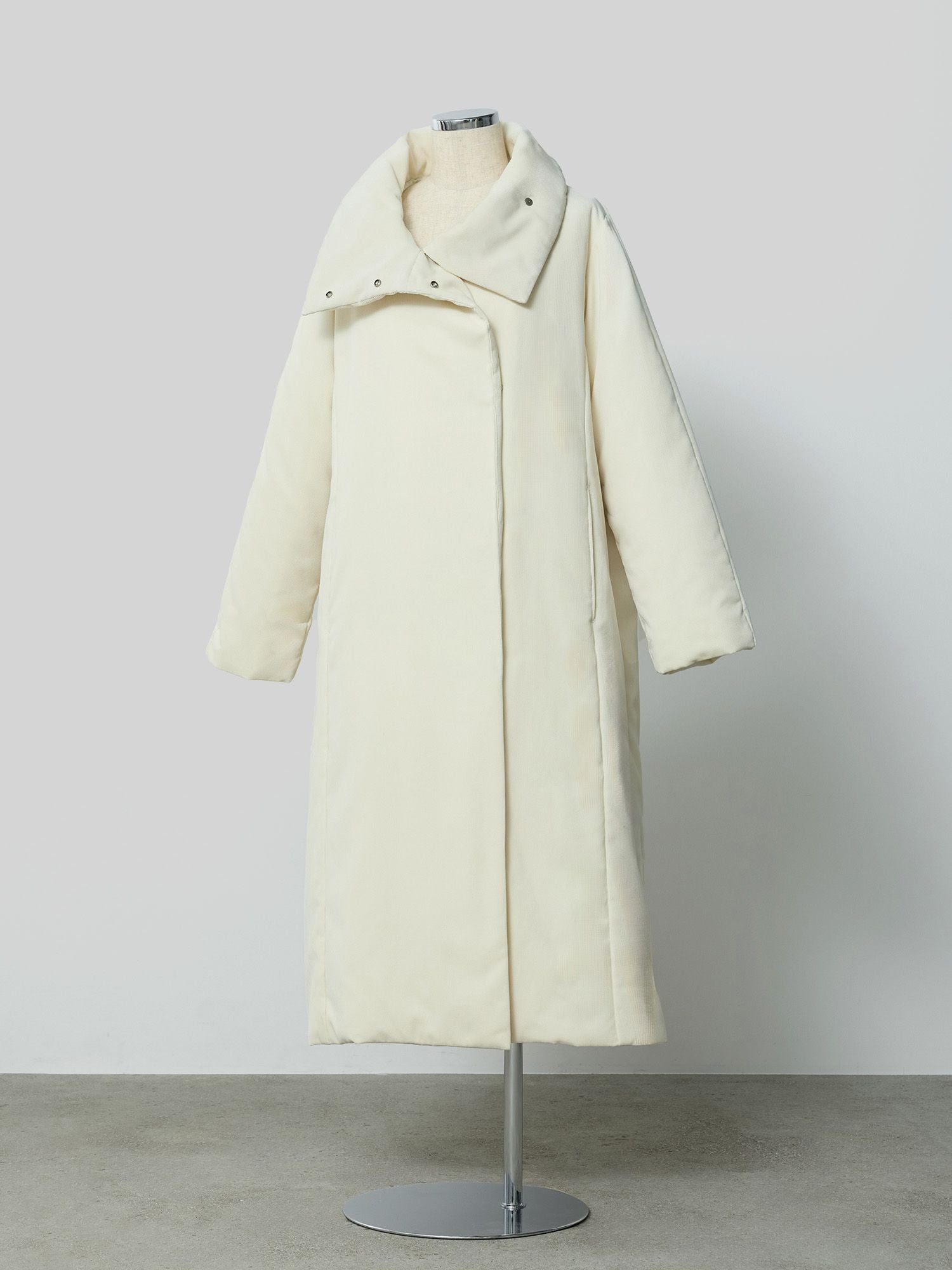 コーデュロイシートダウンコート