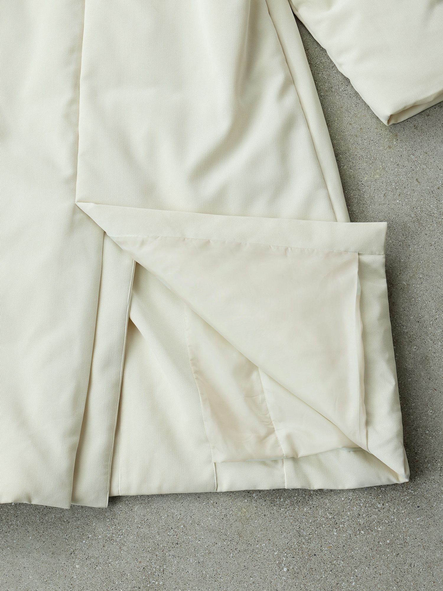 コーデュロイシートダウンコート