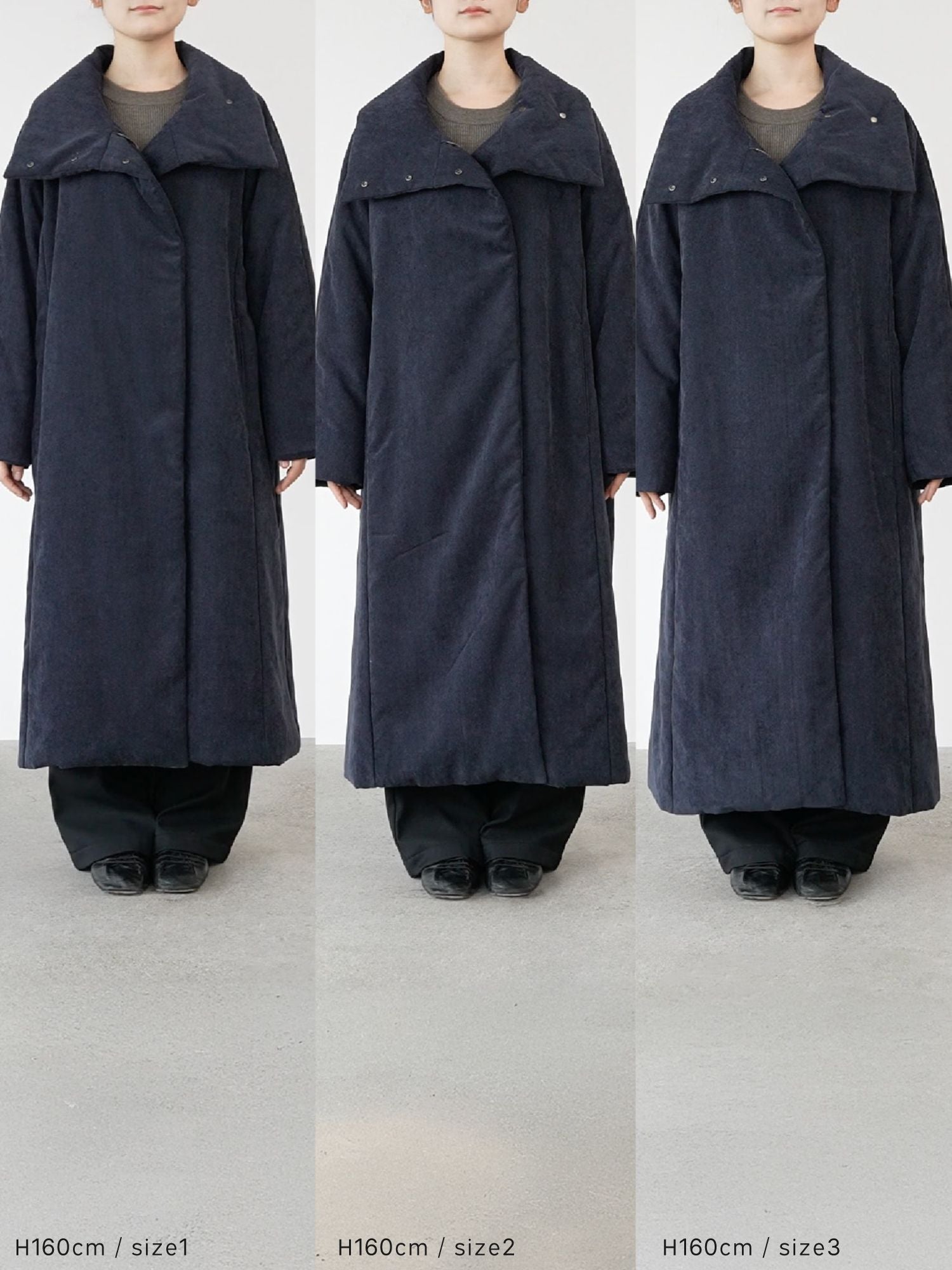 コーデュロイシートダウンコート