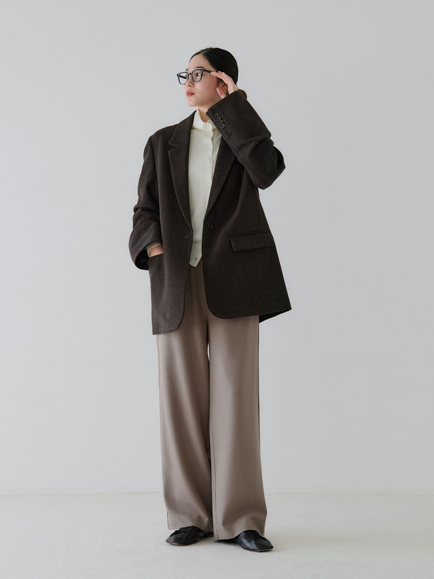 crewre online store / ソフトツイードオーバージャケット