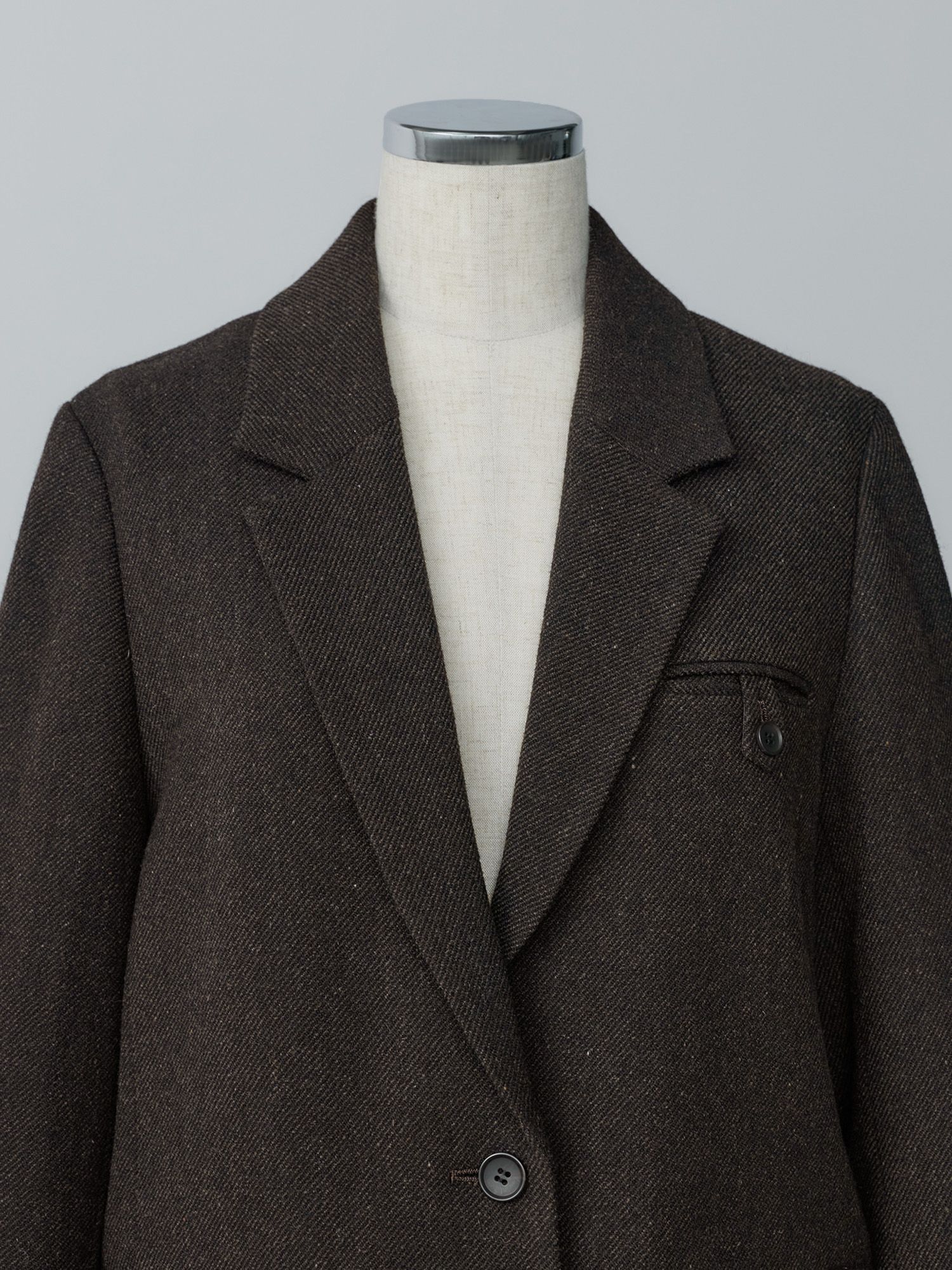 ソフトツイードオーバージャケット