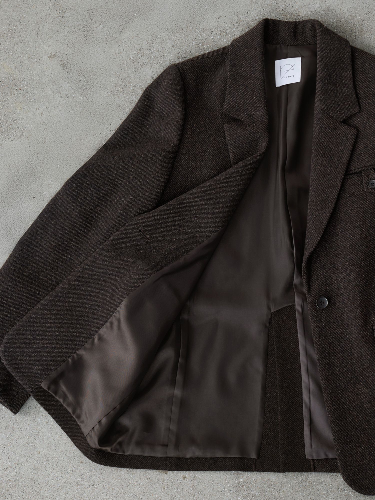 ソフトツイードオーバージャケット