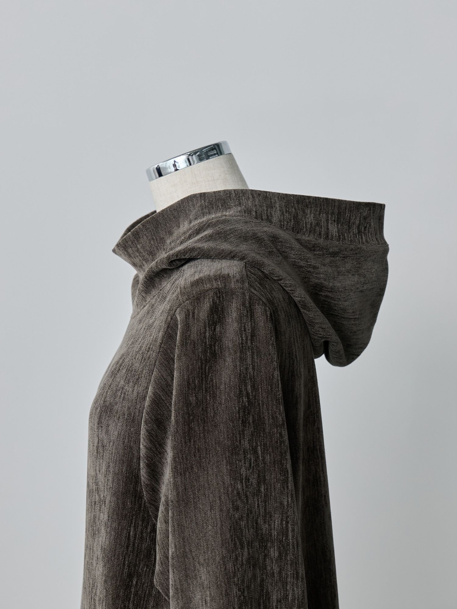 ベルベットフードワンピース