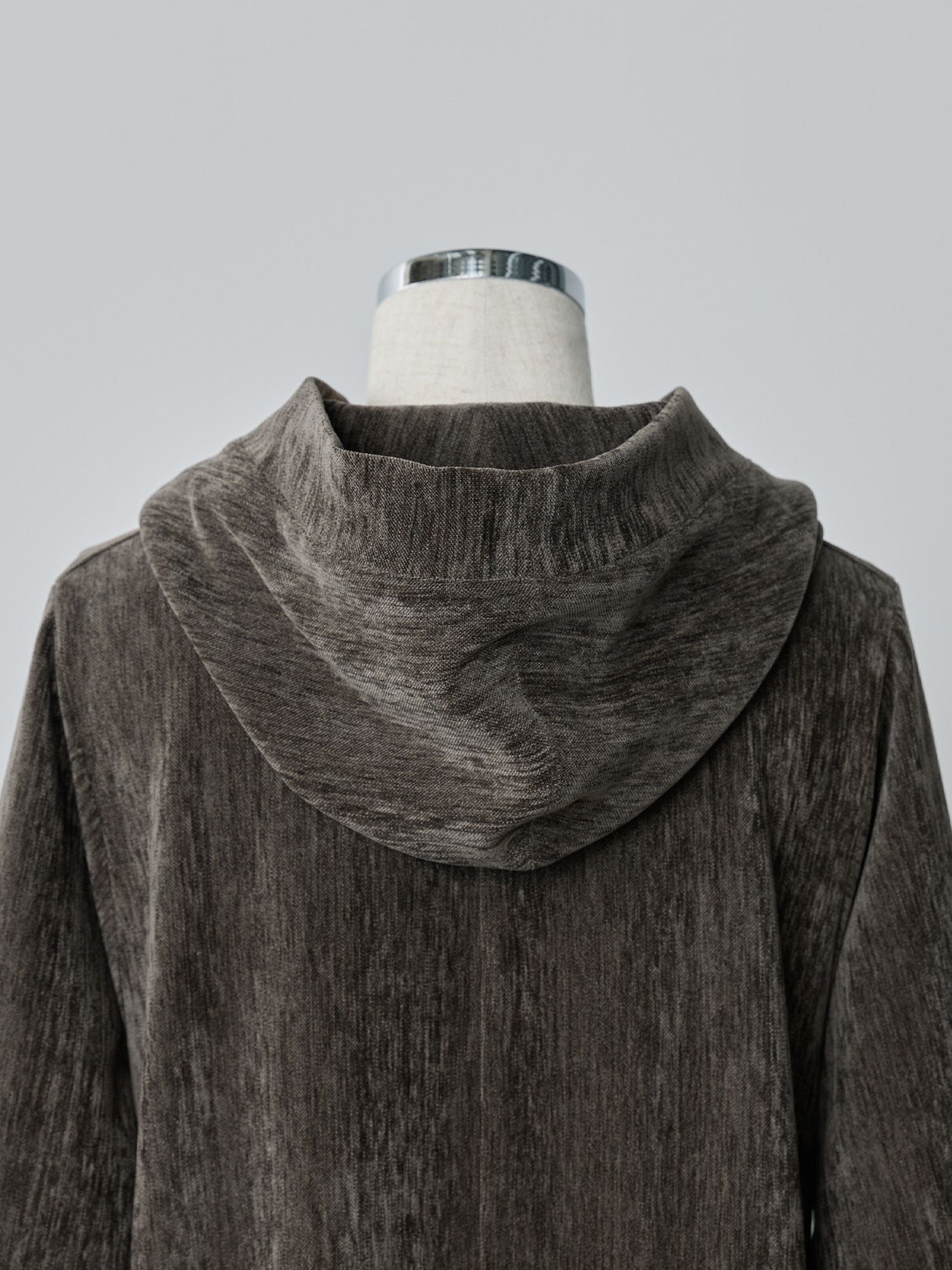 ベルベットフードワンピース