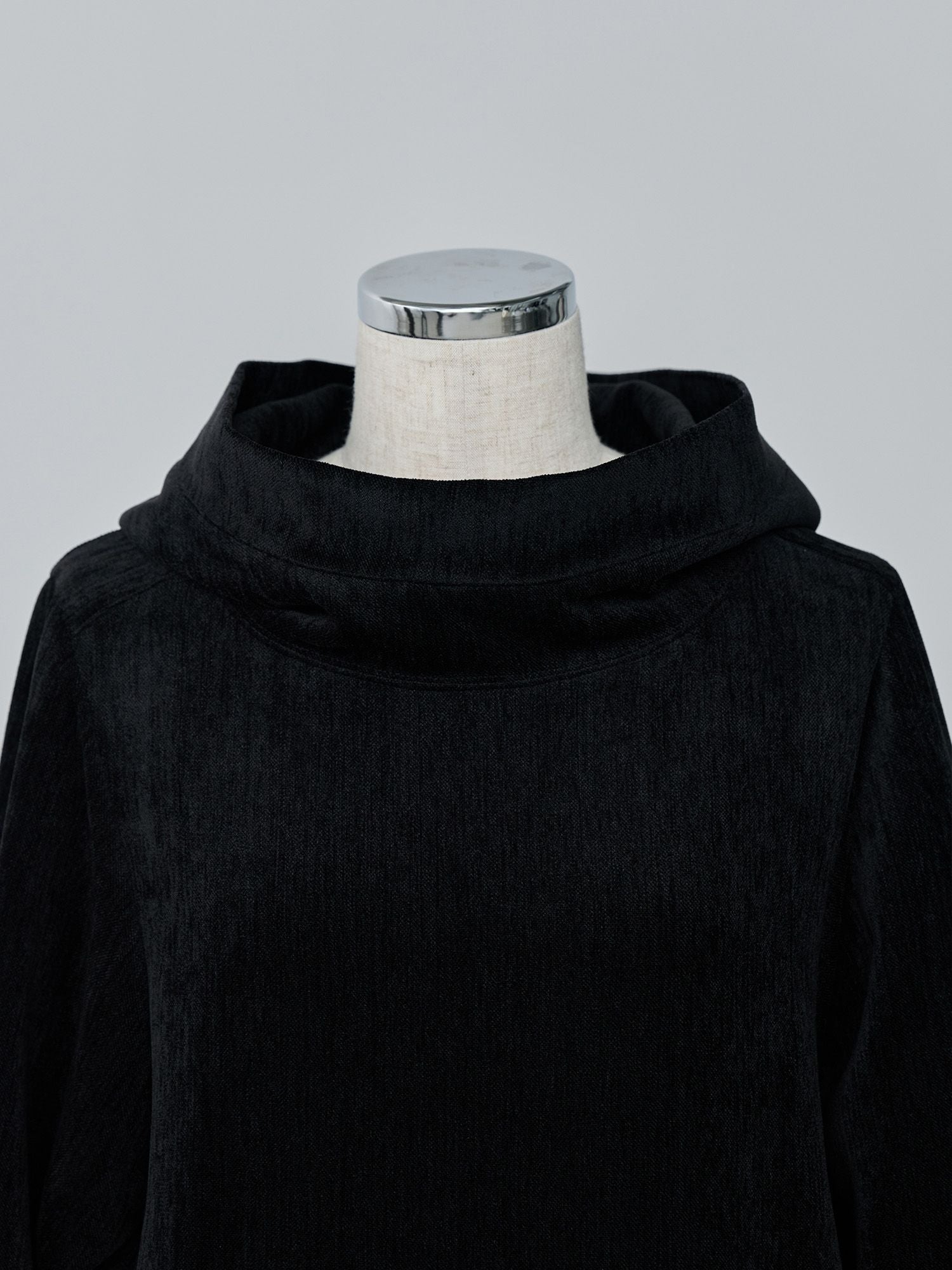 ベルベットフードワンピース