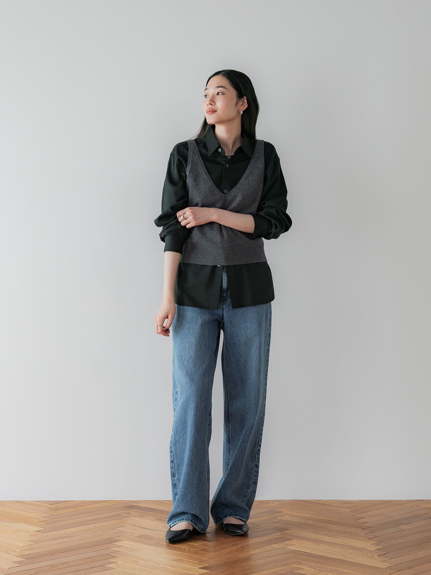 H168 B77 W60 H86 / 着用サイズ : size2