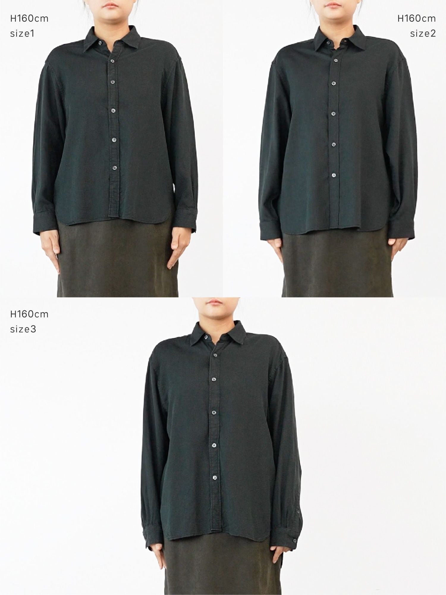 テンセルコットンピケミニマルシャツ