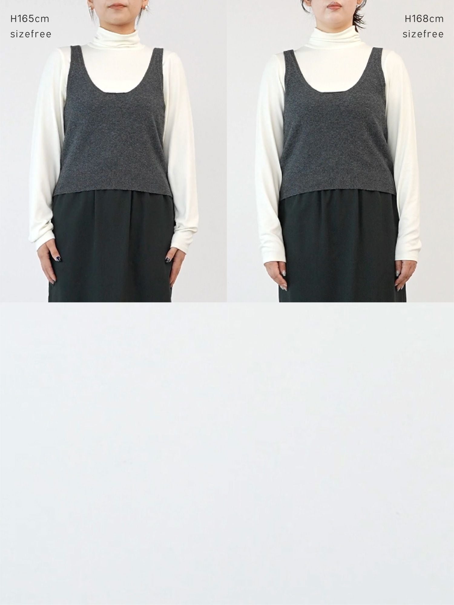 2wayウールカシミアニットビスチェ