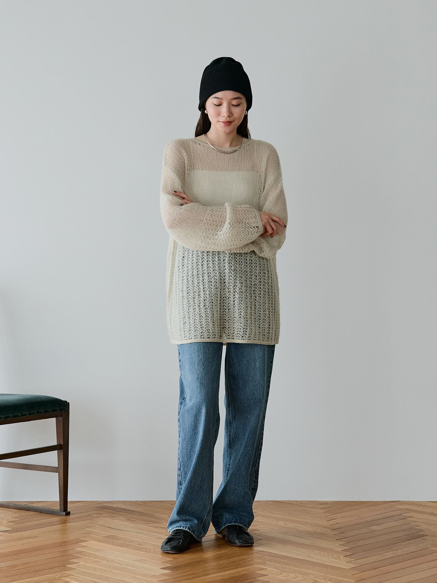 H168 B77 W60 H86 / 着用サイズ : long