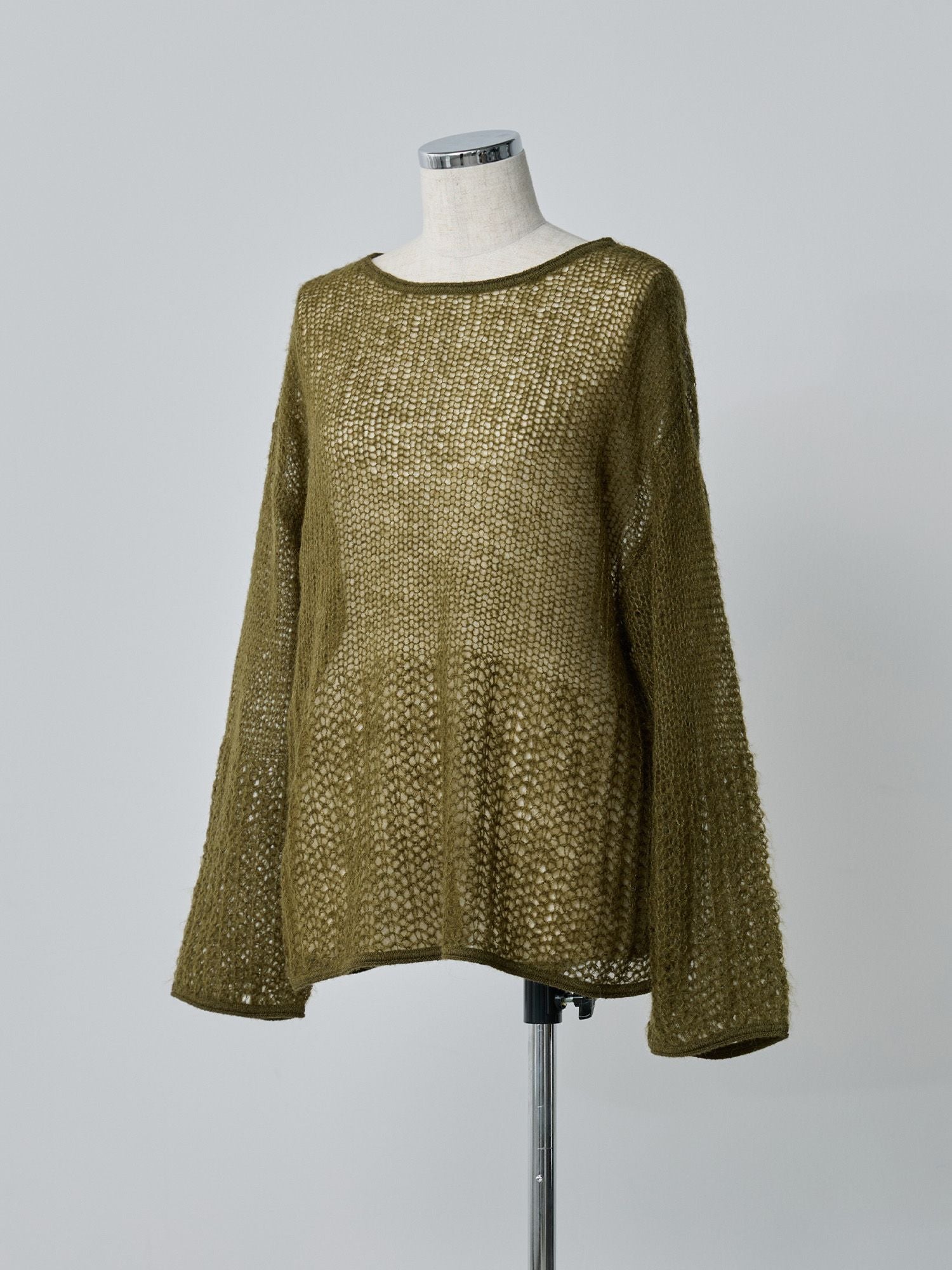 モヘヤミックスシアールーズニット