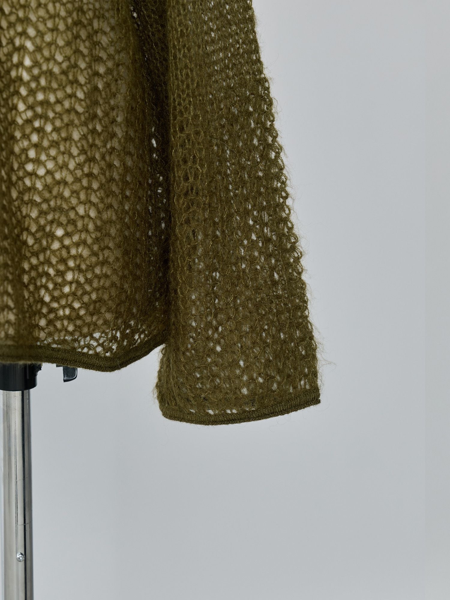 モヘヤミックスシアールーズニット