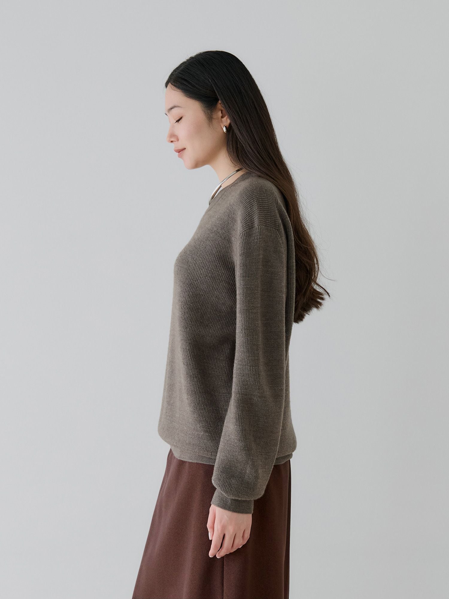 crewre online store / カシミアブレンドメリノウールニット