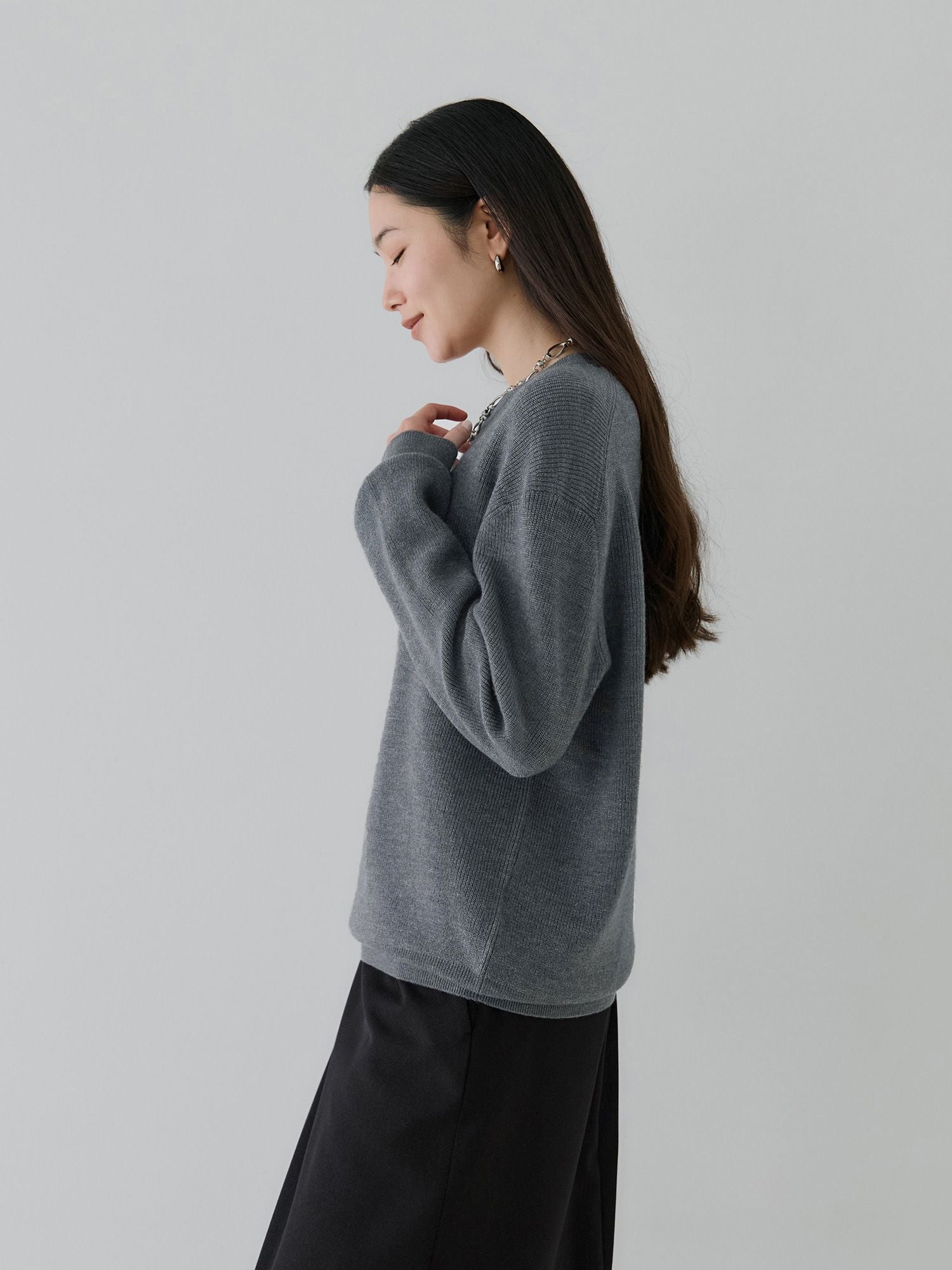 crewre online store / カシミアブレンドメリノウールニット