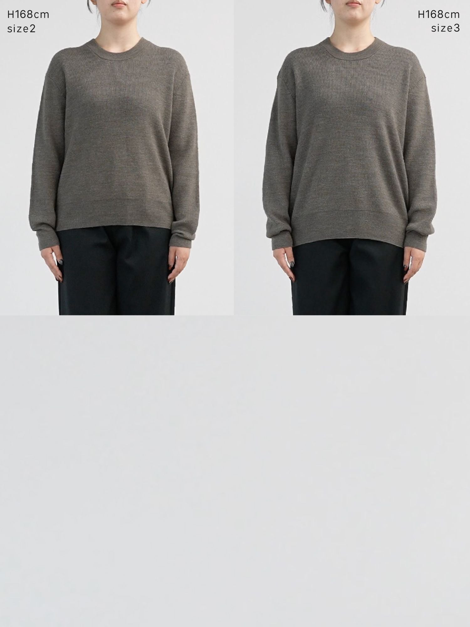 カシミアブレンドメリノウールニット