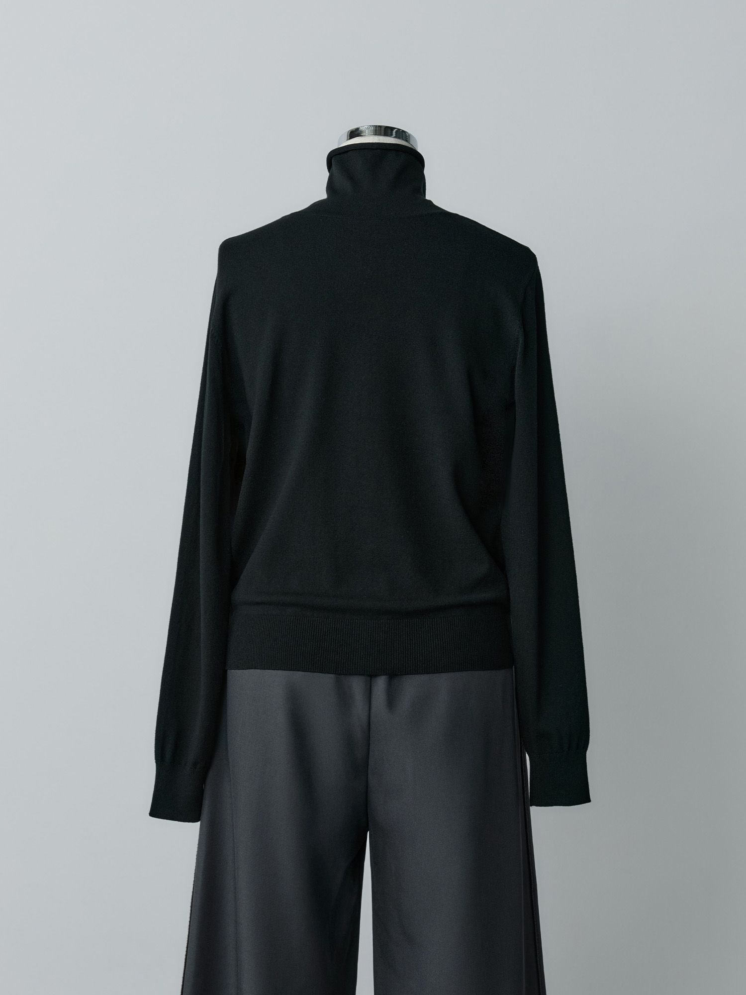 2wayハイネックスリムカーディガン