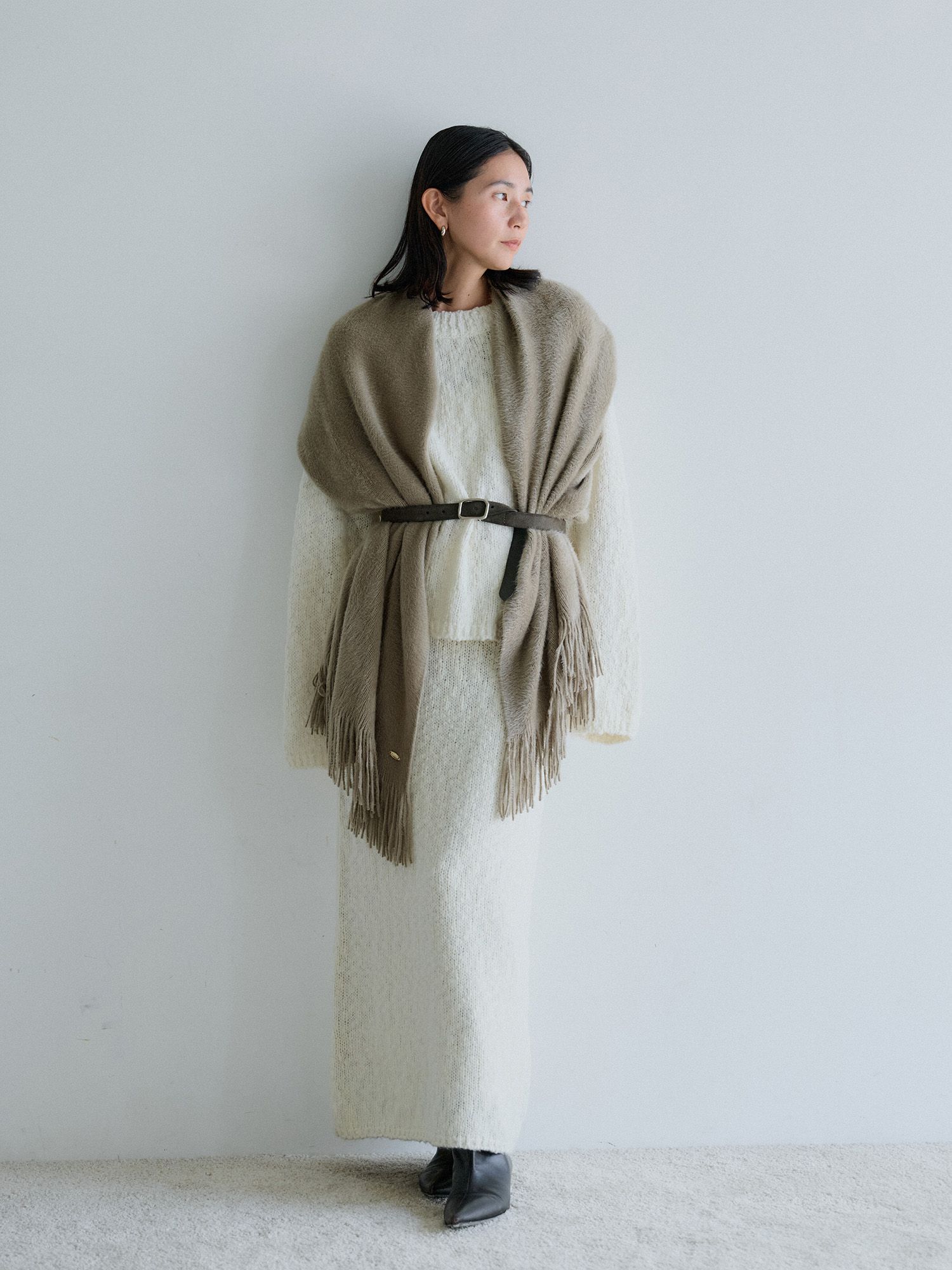 crewre online store / ロービングスラブルーズニット