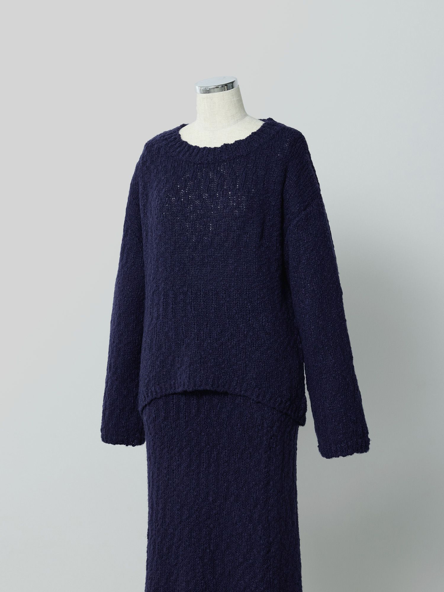 ロービングスラブルーズニット