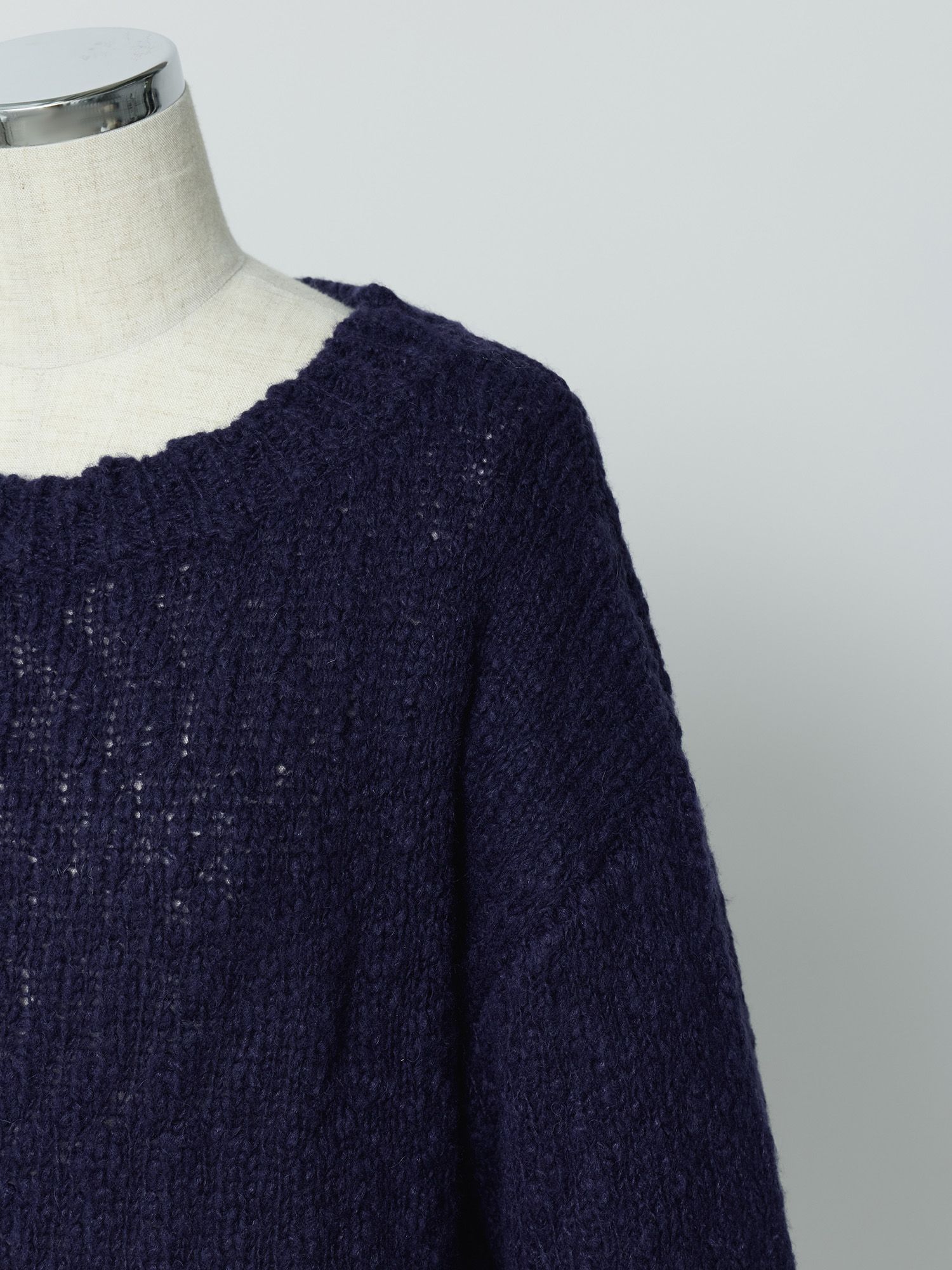 ロービングスラブルーズニット