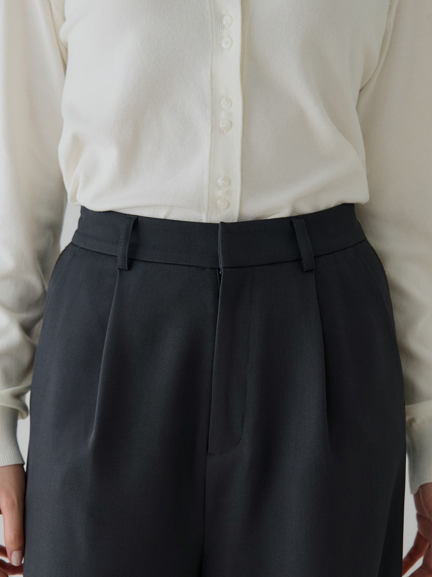 crewre online store / サイドシームニットラインスラックス