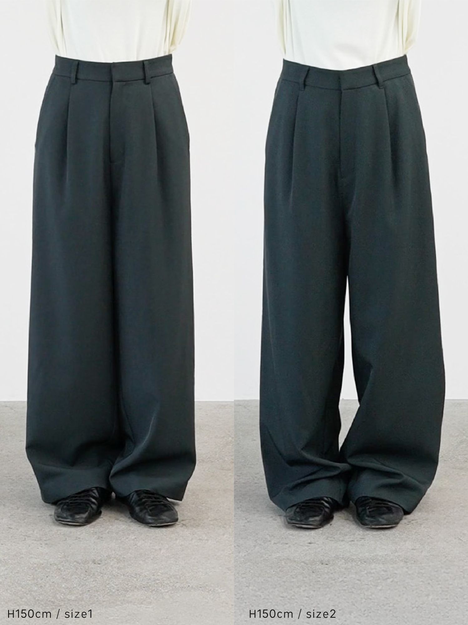 サイドシームニットラインスラックス