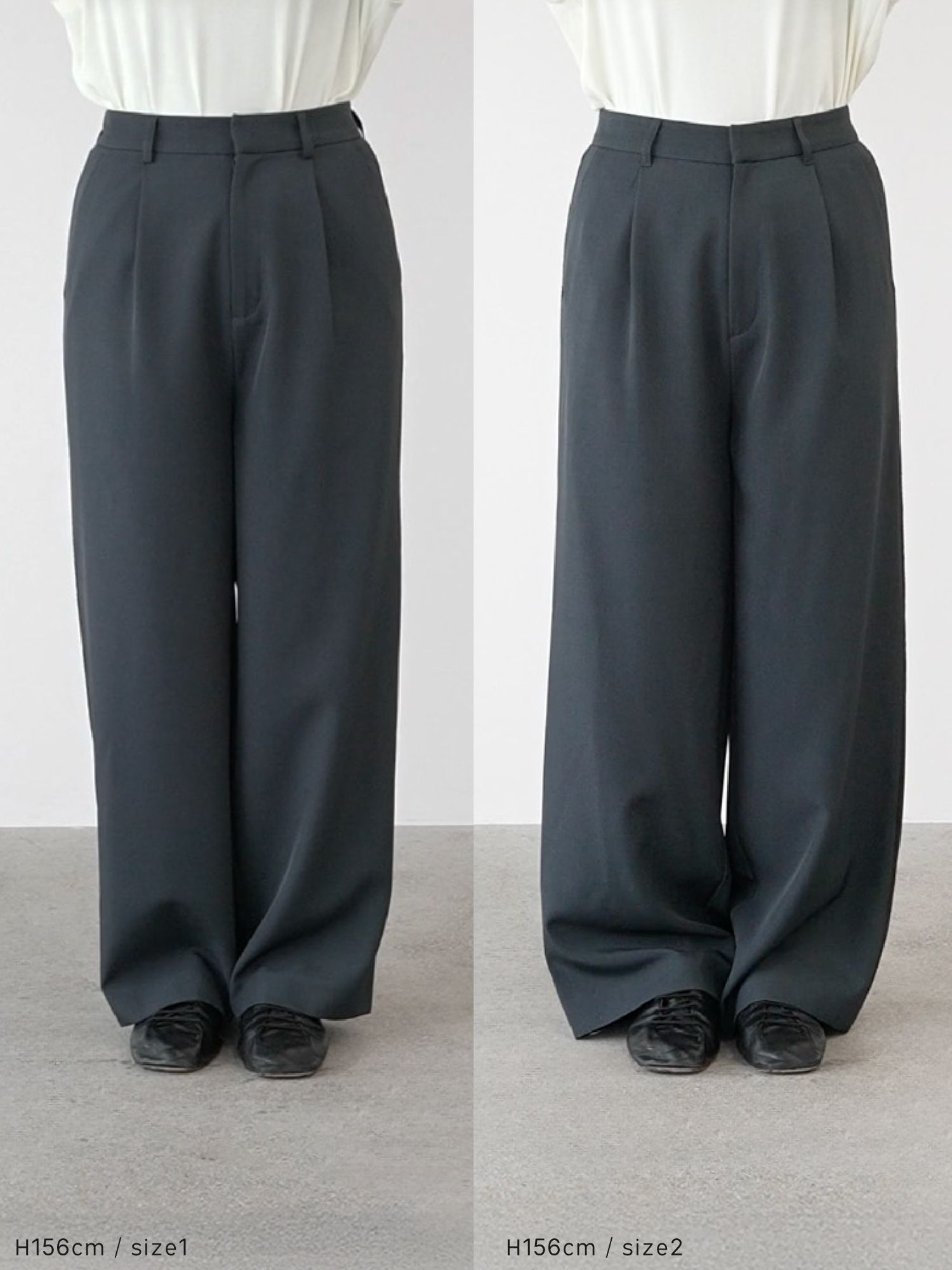 サイドシームニットラインスラックス