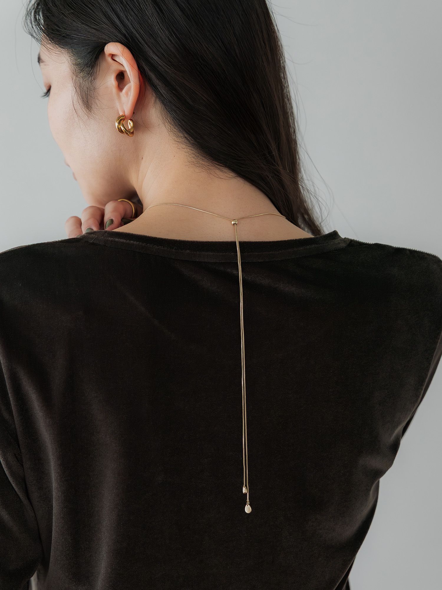 crewre online store / ウェイビーアジャスタブルネックレス