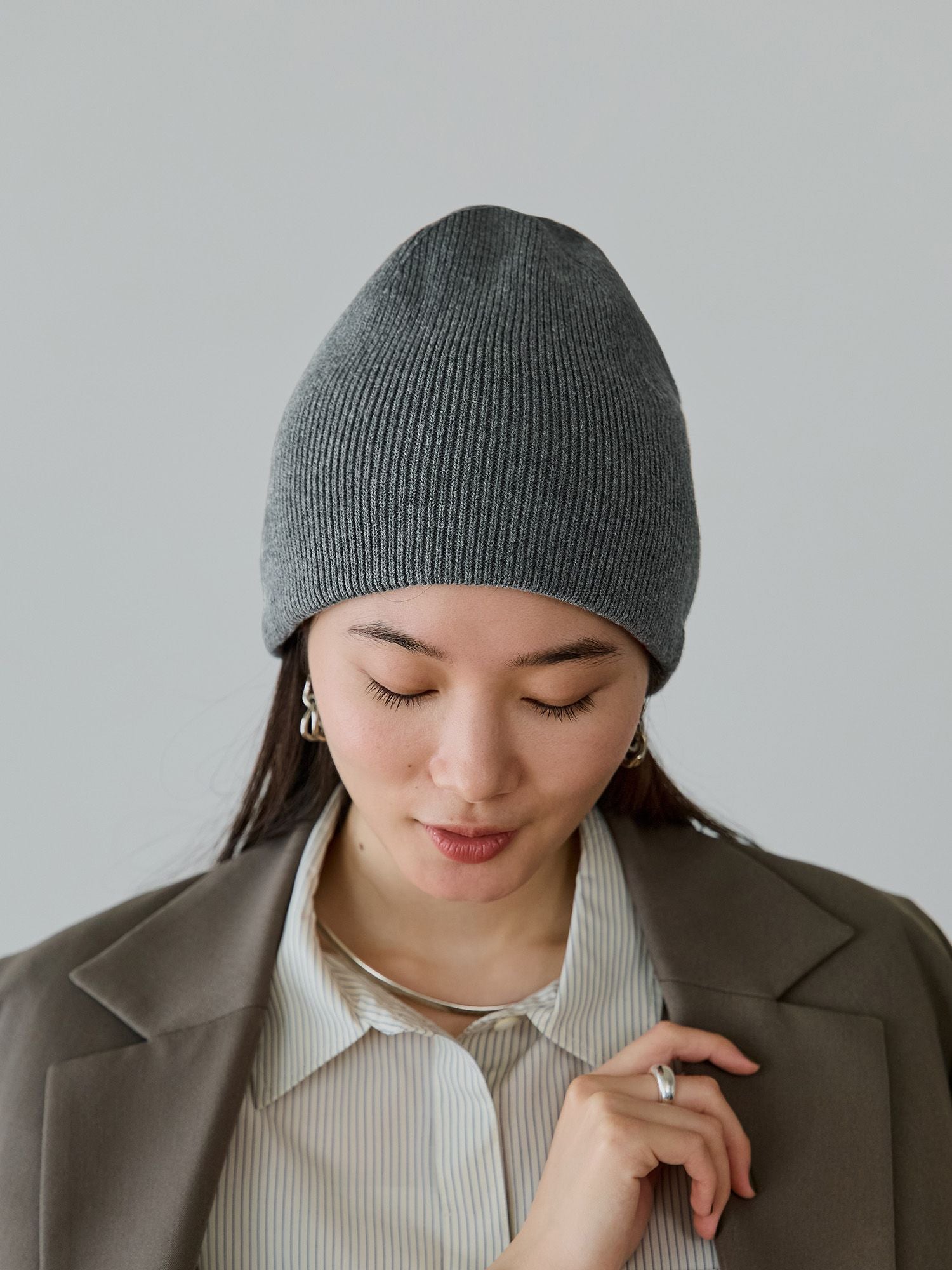 crewre online store / ストラップフィットコットンビーニー