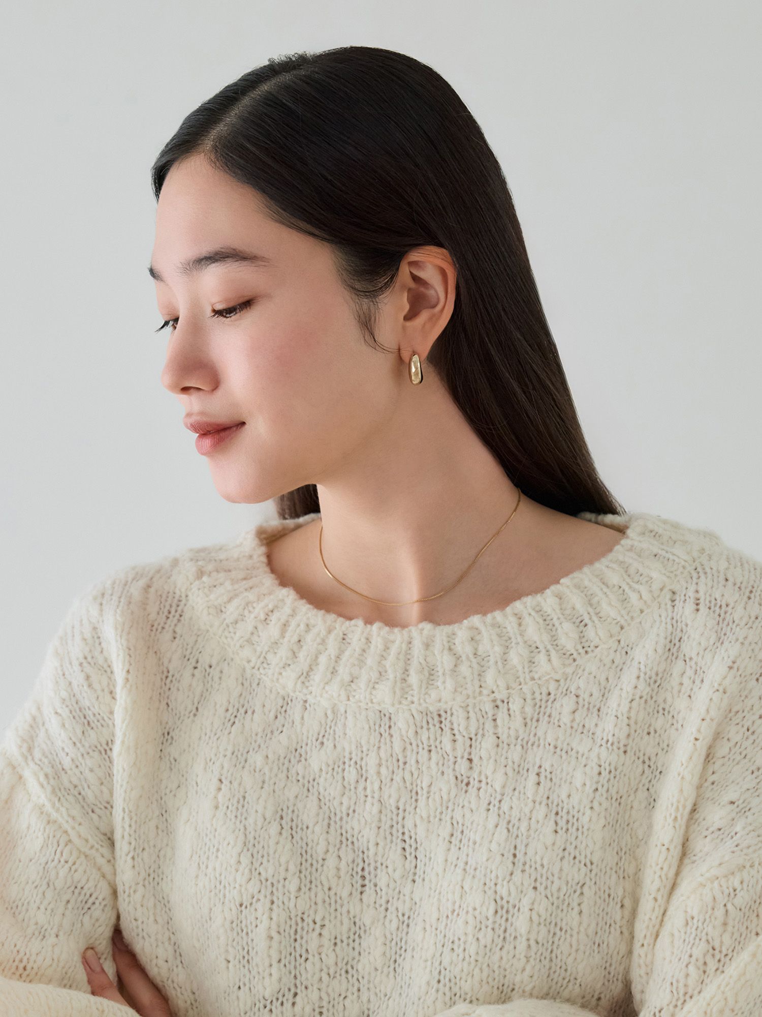 crewre online store / グロッシーペブルピアス / イヤリング