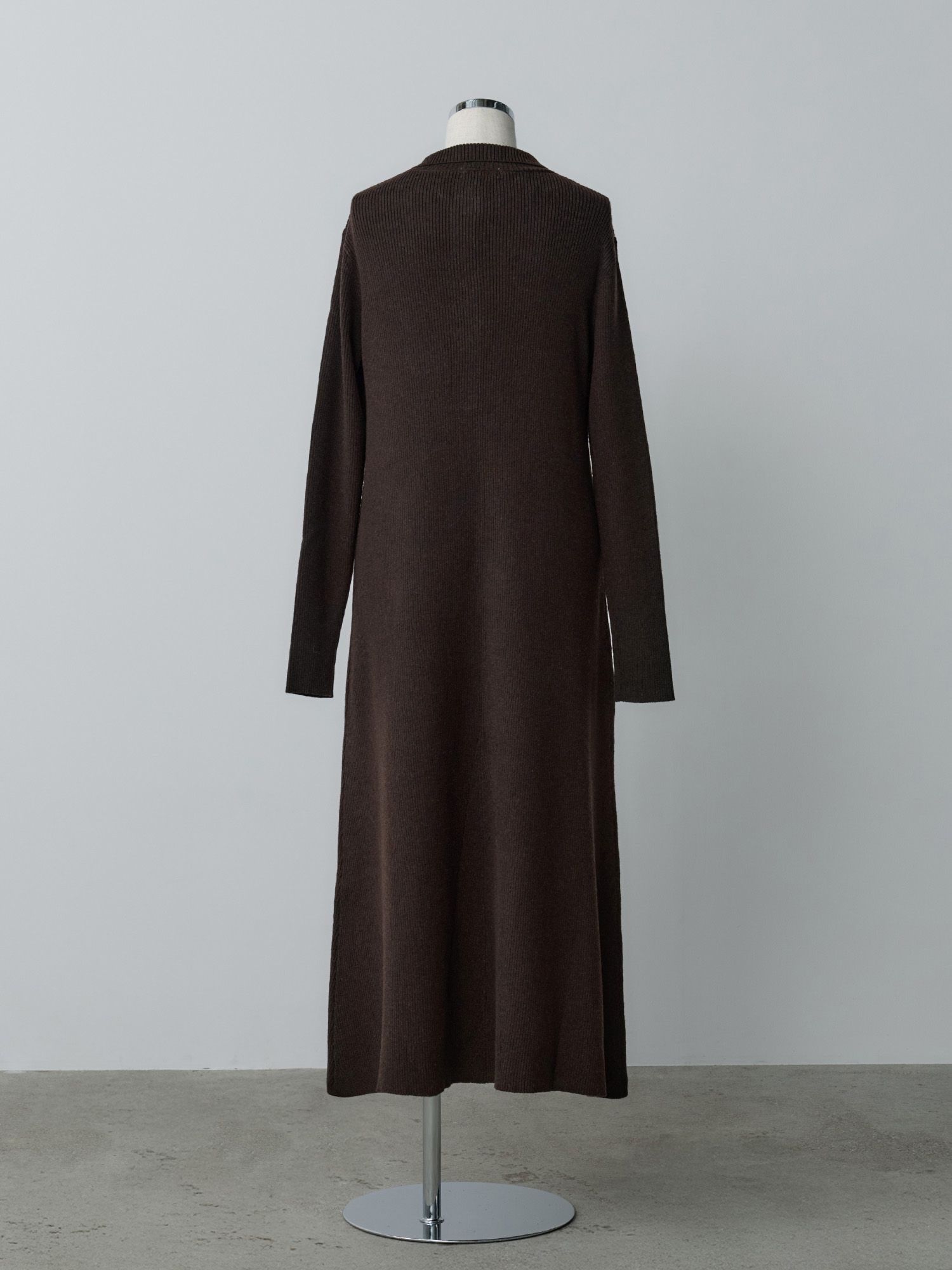 フロントフライニットワンピース