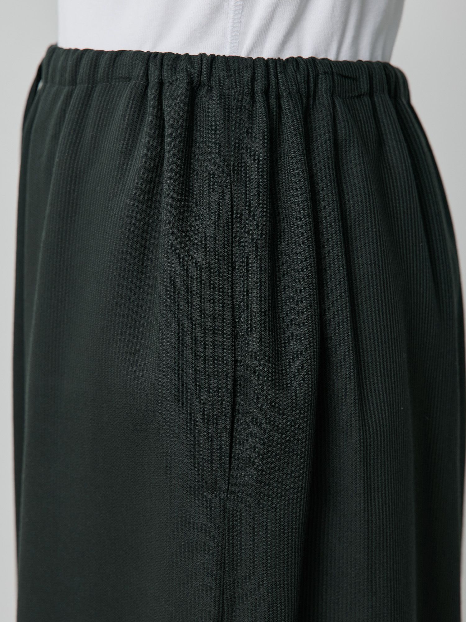 テンセルコットンピケIラインスカート