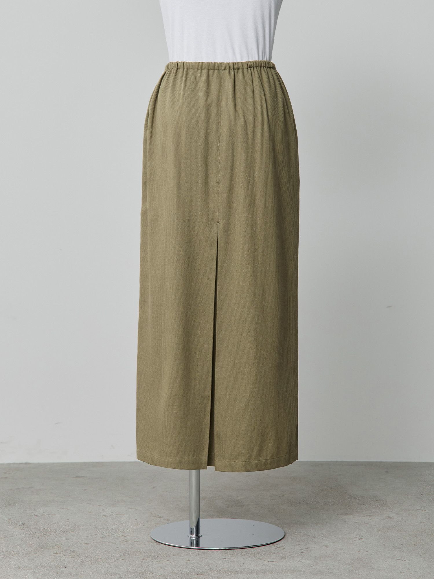 テンセルコットンピケIラインスカート