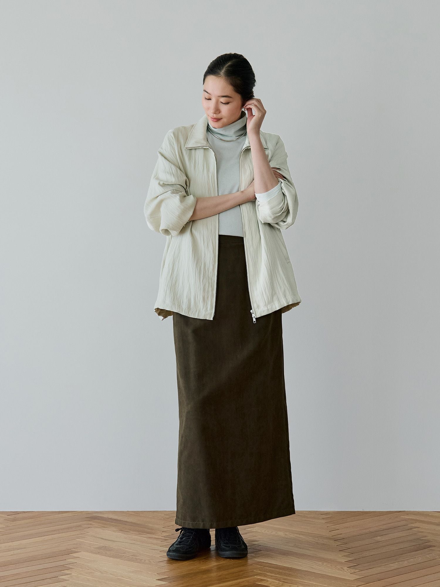 crewre クルーレ　フェイクスウェードＩラインスカート crewre online store / フェイクスウェードIラインスカート