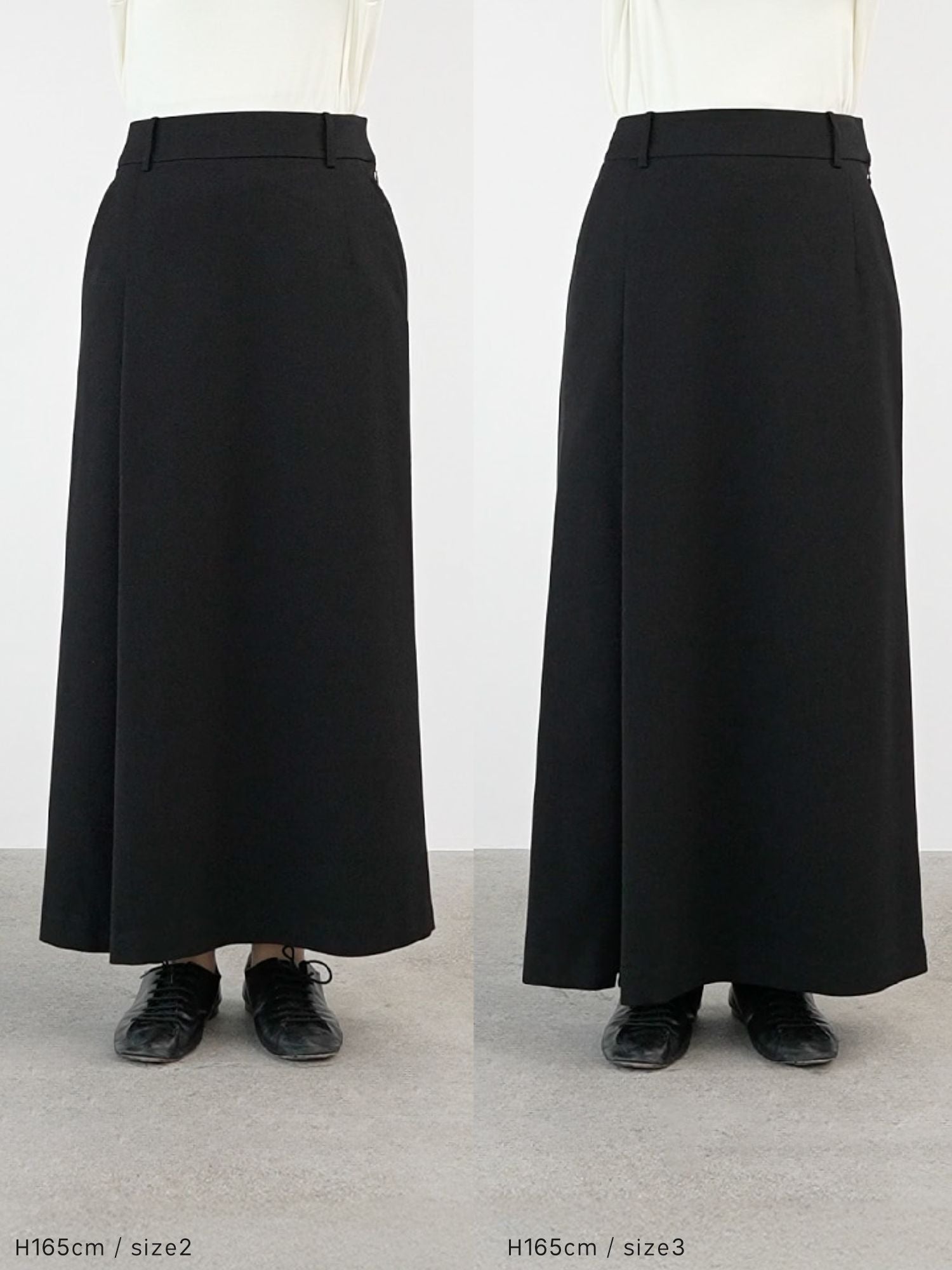 crewre ミニマルIラインデニムスカート black size1 crewre online store / ミニマルIラインデニムスカート